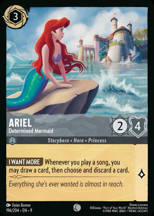 Ariel, Determined Mermaid (9) #196 [EN/N]