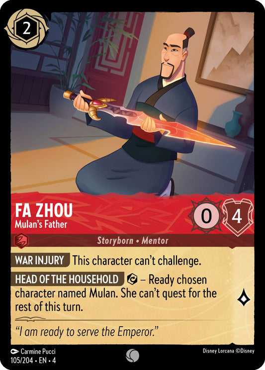 Fa Zhou, Mulan's Father (4) #105 [EN/N] s/o