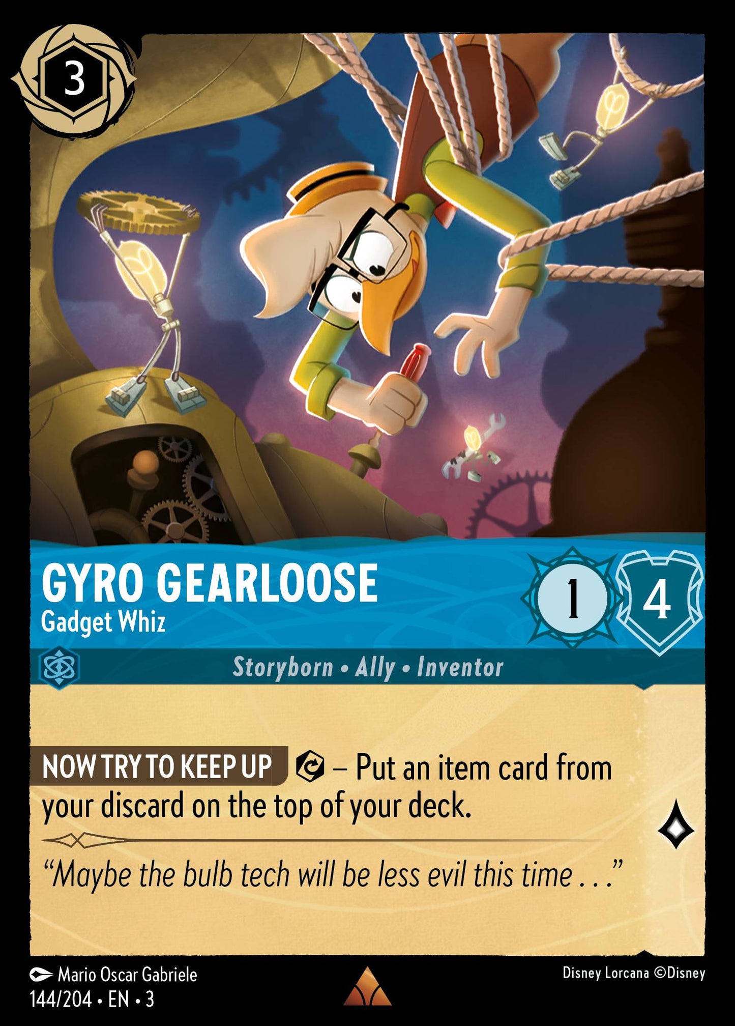 Gyro Gearloose, Gadget Whiz (3) #144 [EN/N] s/o