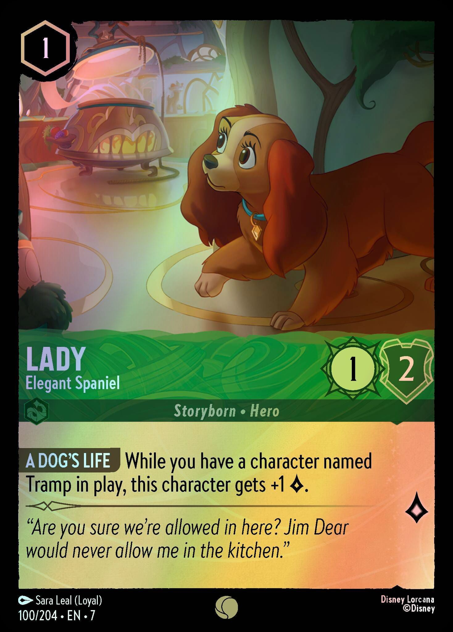 Lady, Elegant Spaniel (7) #100 [EN/F]