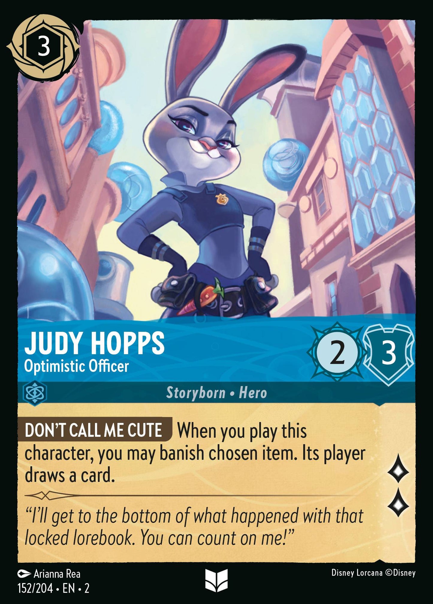 Judy Hopps, Optimistic Officer (2) #152 [EN/N] s/o