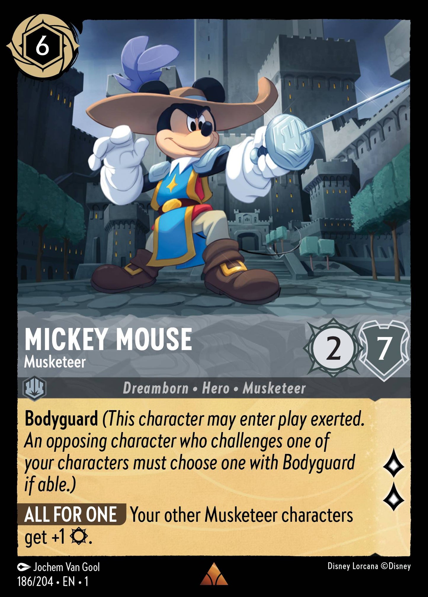 Mickey Mouse, Musketeer (1) #186 [EN/N] s/o