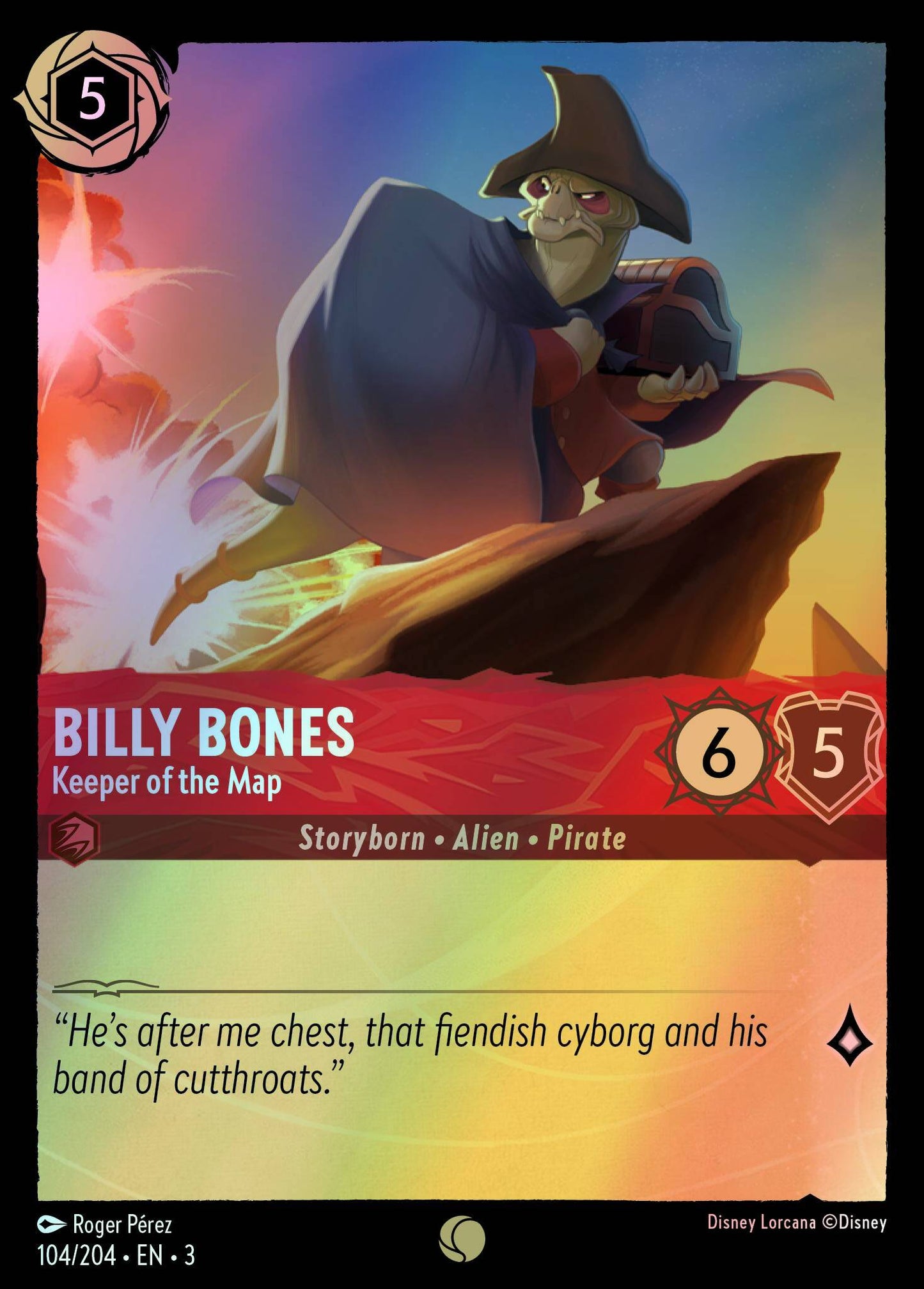 Billy Bones, Keeper of the Map (3) #104 [EN/F] s/o