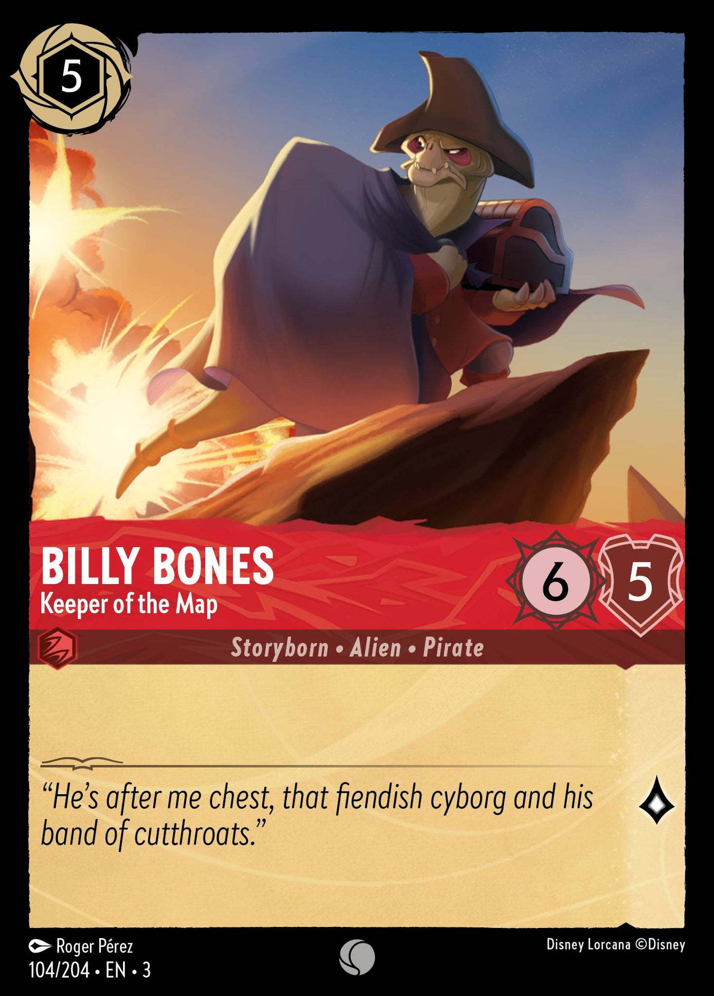 Billy Bones, Keeper of the Map (3) #104 [EN/N] s/o