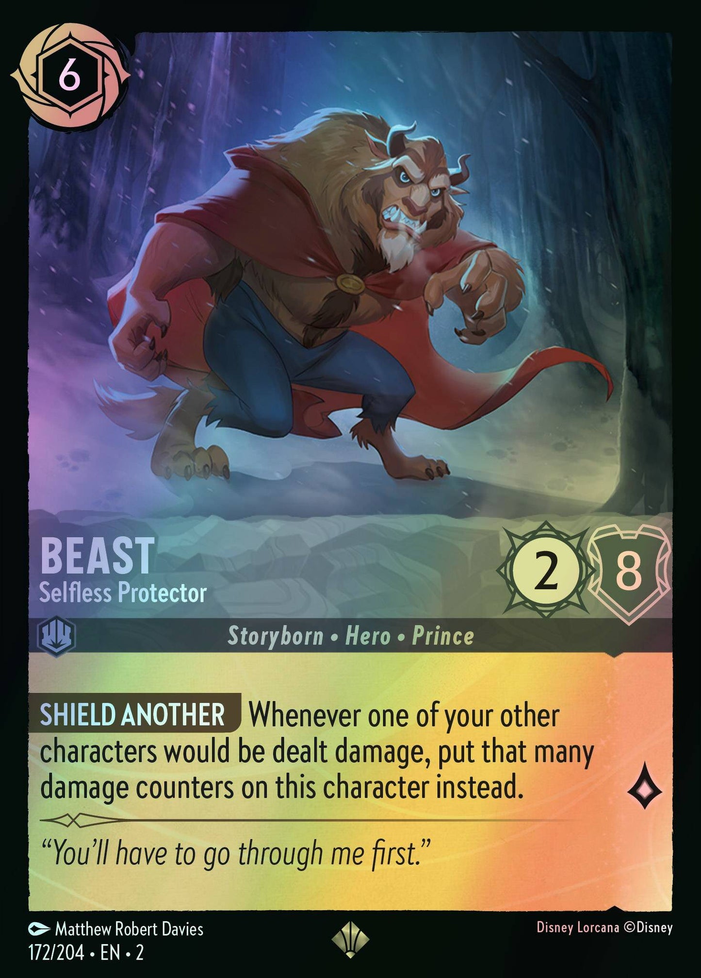 Beast, Selfless Protector (2) #172 [EN/F] s/o
