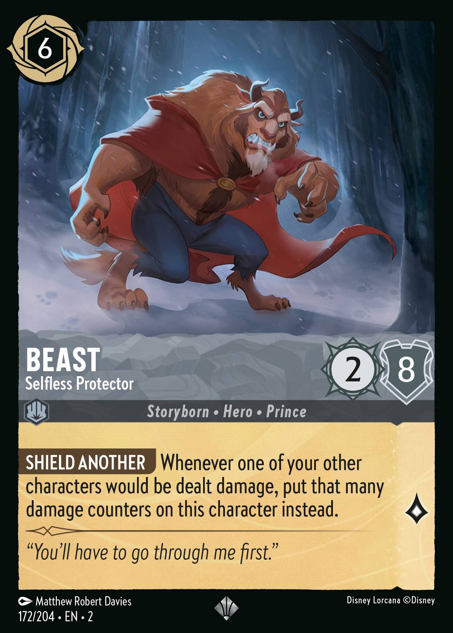 Beast, Selfless Protector (2) #172 [EN/N] s/o