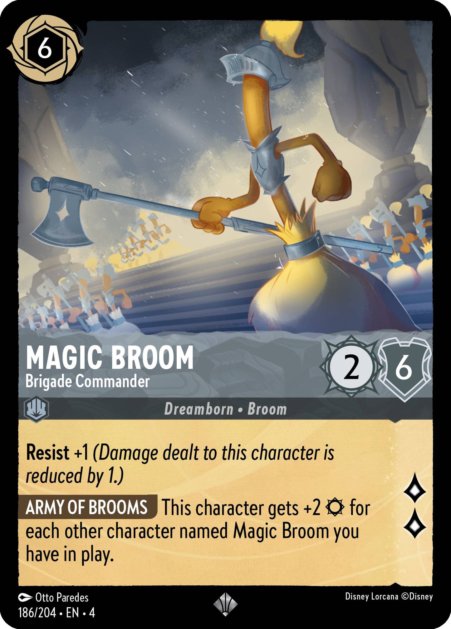 Magic Broom, Brigade Commander (4) #186 [EN/N] s/o