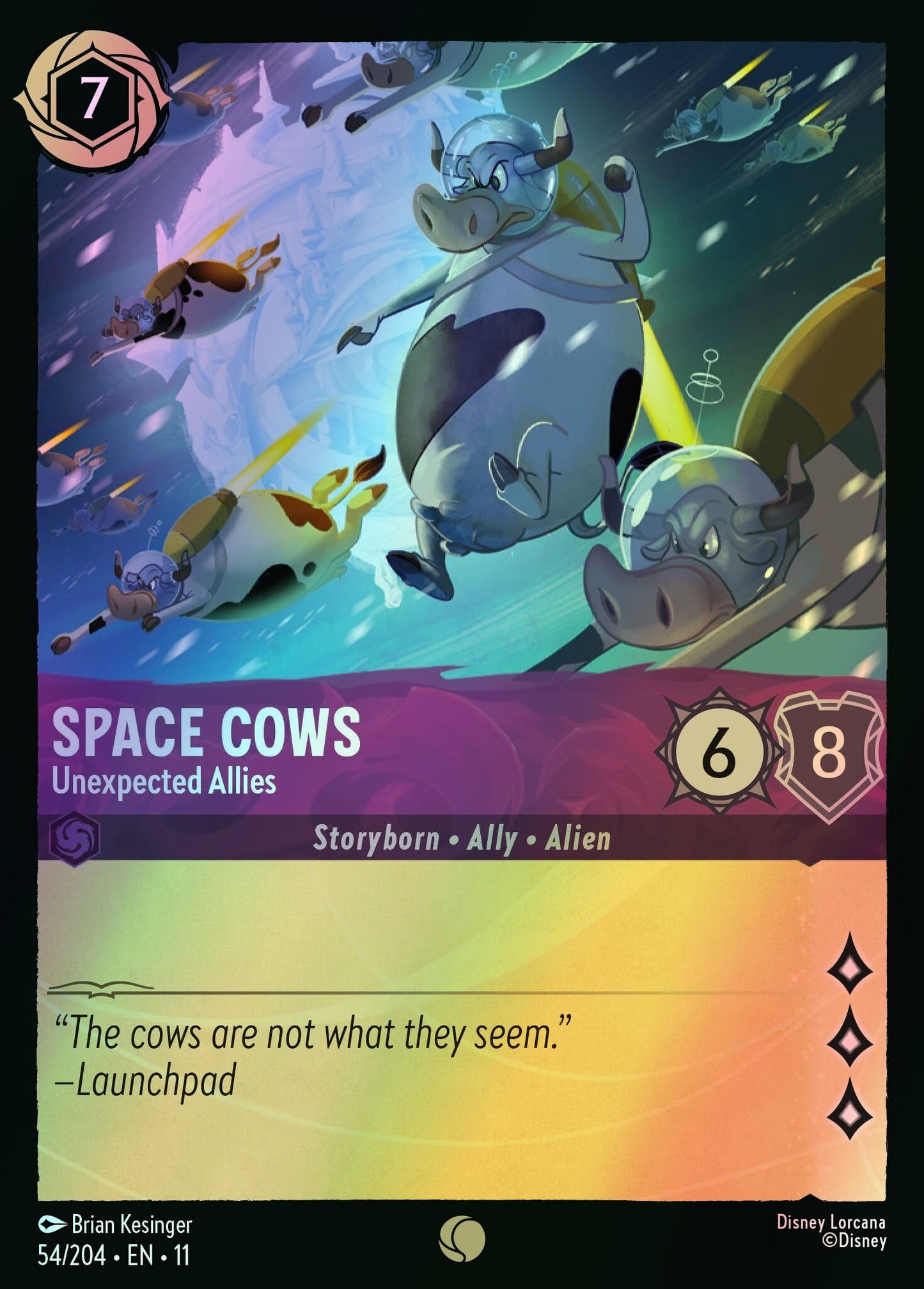 Space Cows, Unexpected Allies (11) #54 [EN/F]