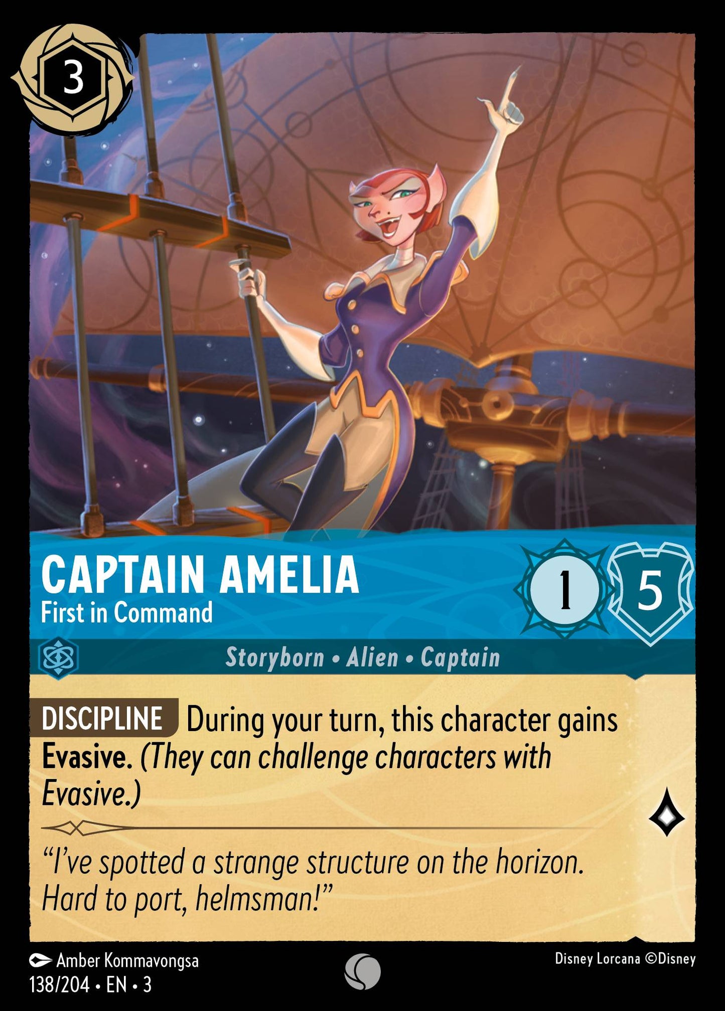 Captain Amelia, First in Command (3) #138 [EN/N]