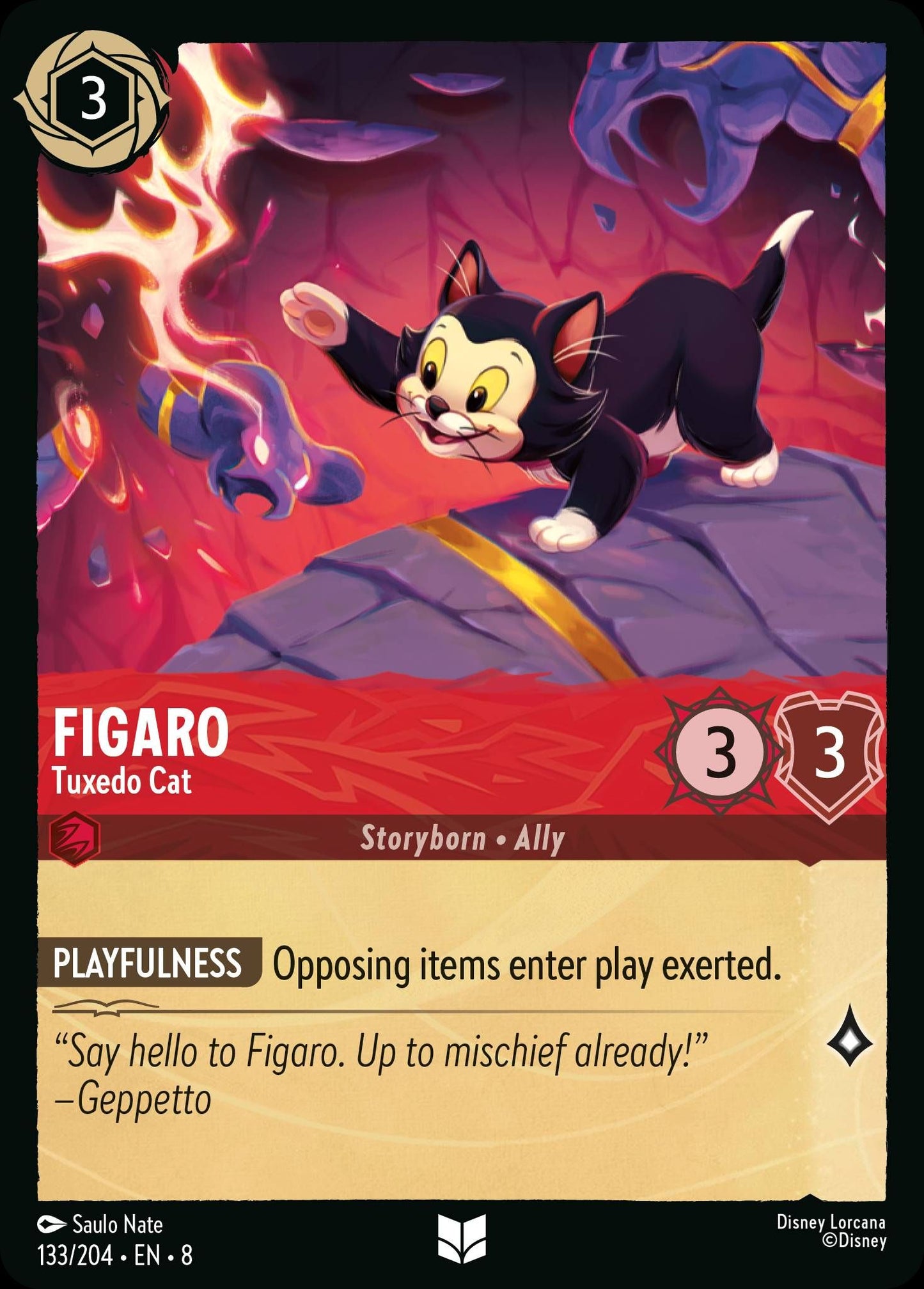 Figaro, Tuxedo Cat (8) #133 [EN/N] s/o