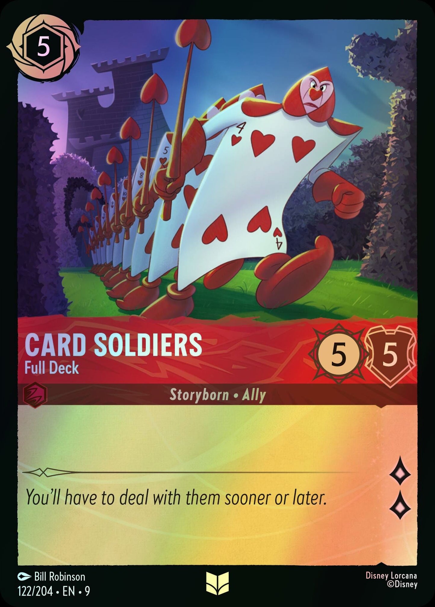Card Soldiers, Full Deck (9) #122 [EN/F]