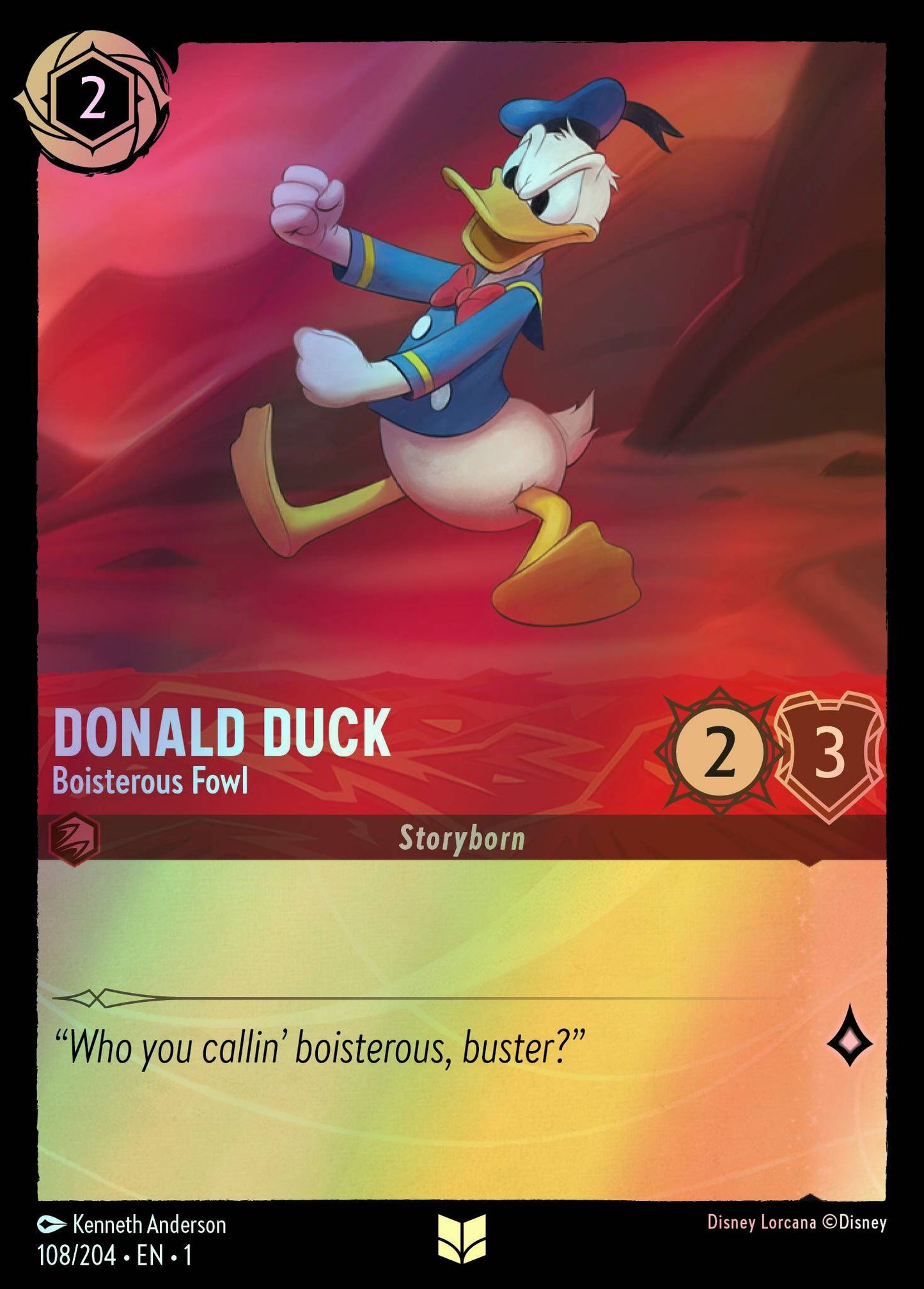Donald Duck, Boisterous Fowl (1) #108 [EN/F] s/o