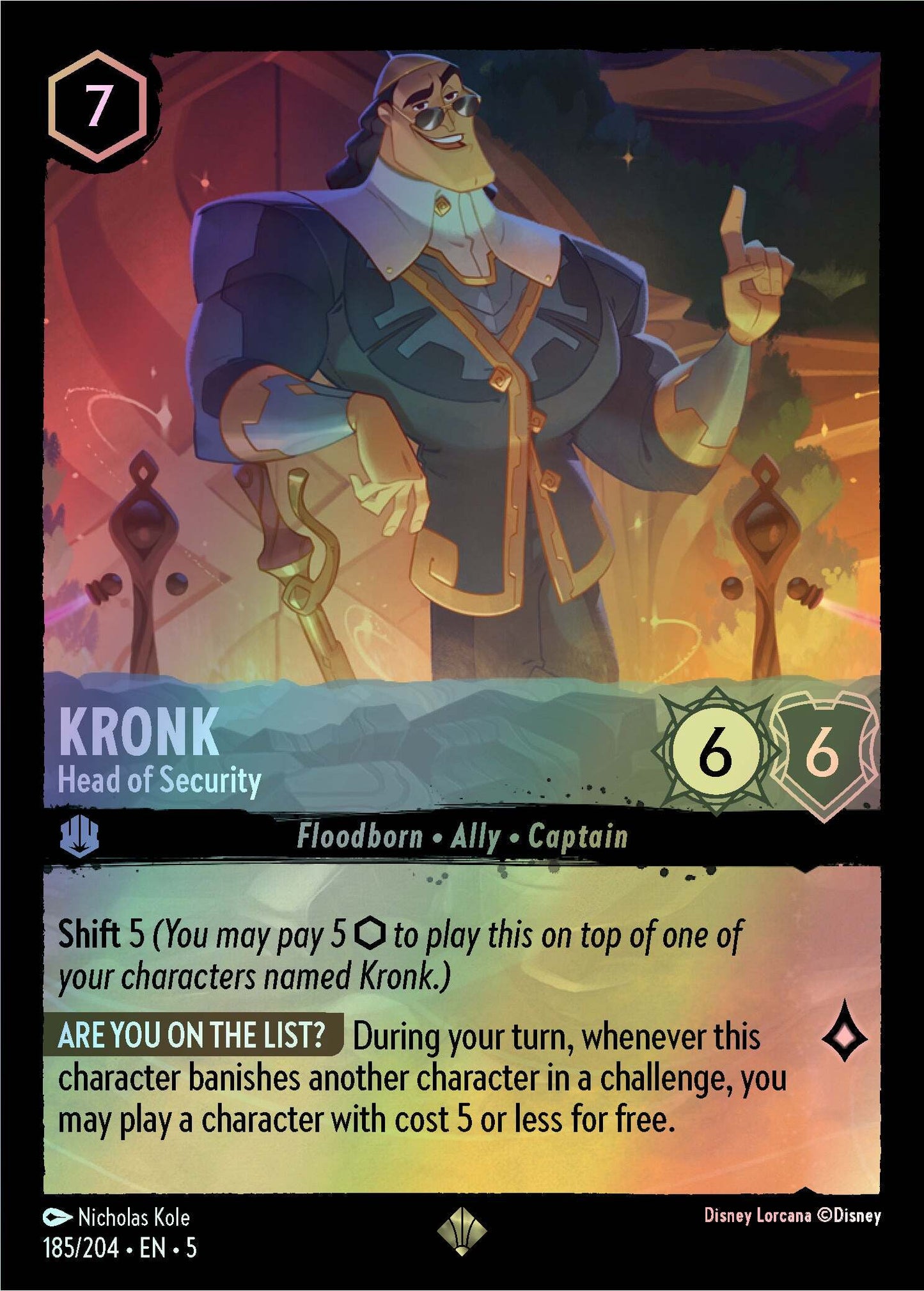 Kronk, Head of Security (5) #185 [EN/F] s/o