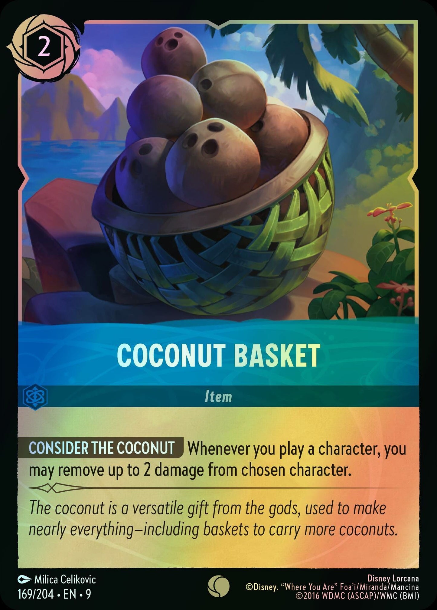 Coconut Basket (9) #169 [EN/F]