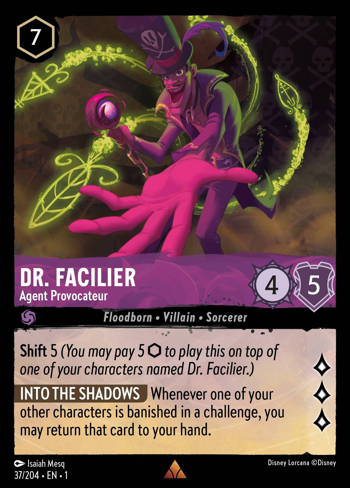 Dr. Facilier, Agent Provocateur (1) #37 [EN/N] s/o