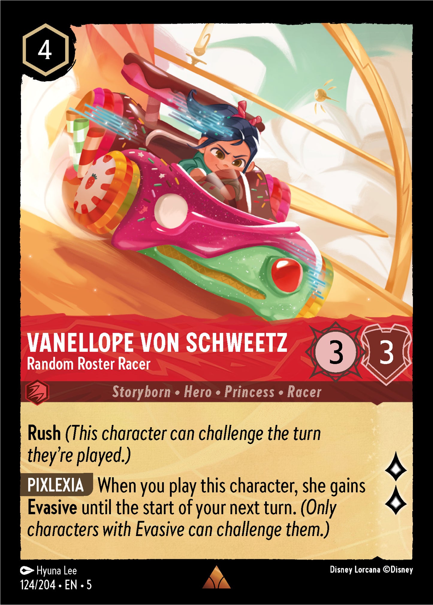 Vanellope von Schweetz, Random Roster Racer (5) #124 [EN/N] s/o