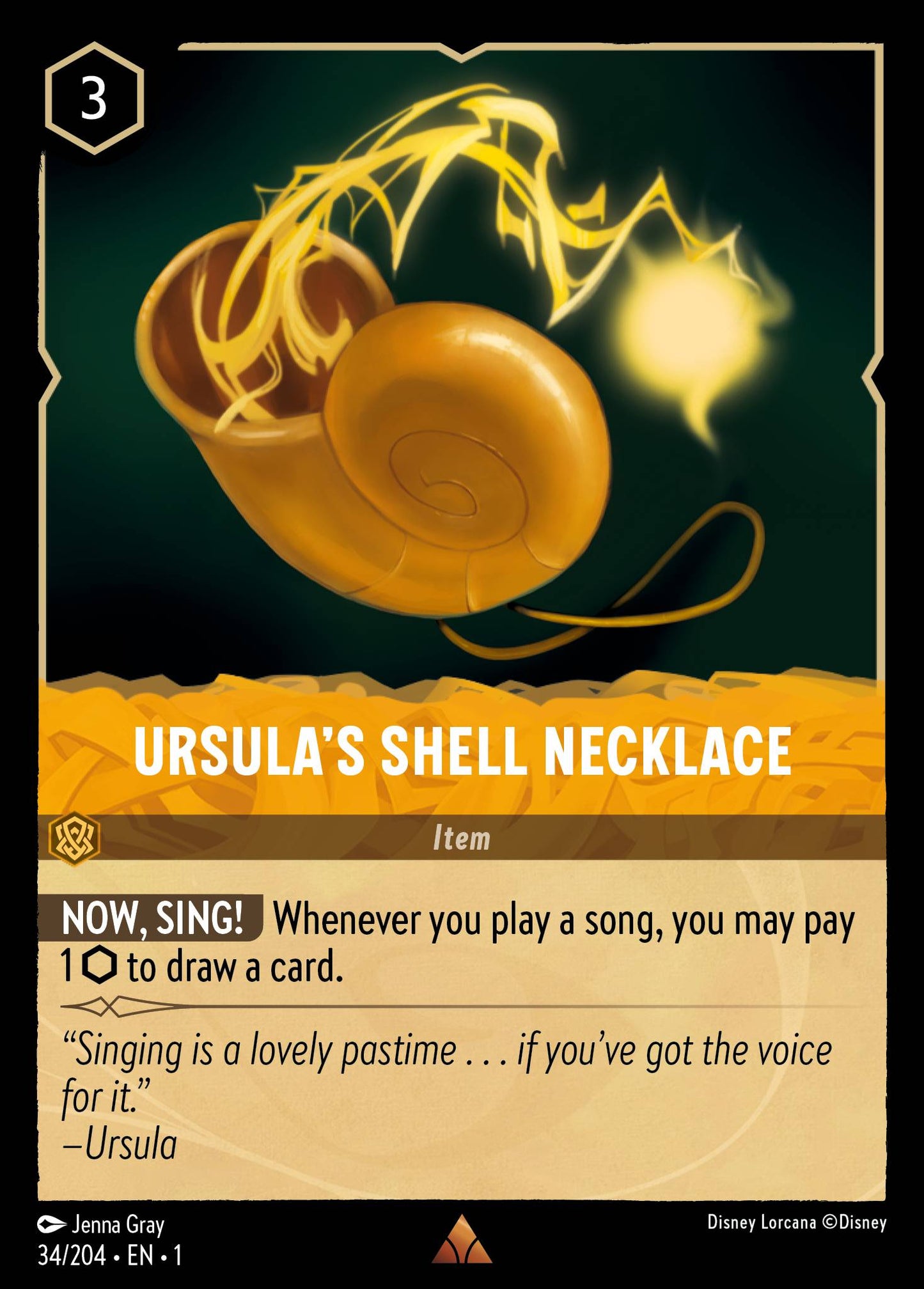 Ursula's Shell Necklace (1) #34 [EN/N] s/o