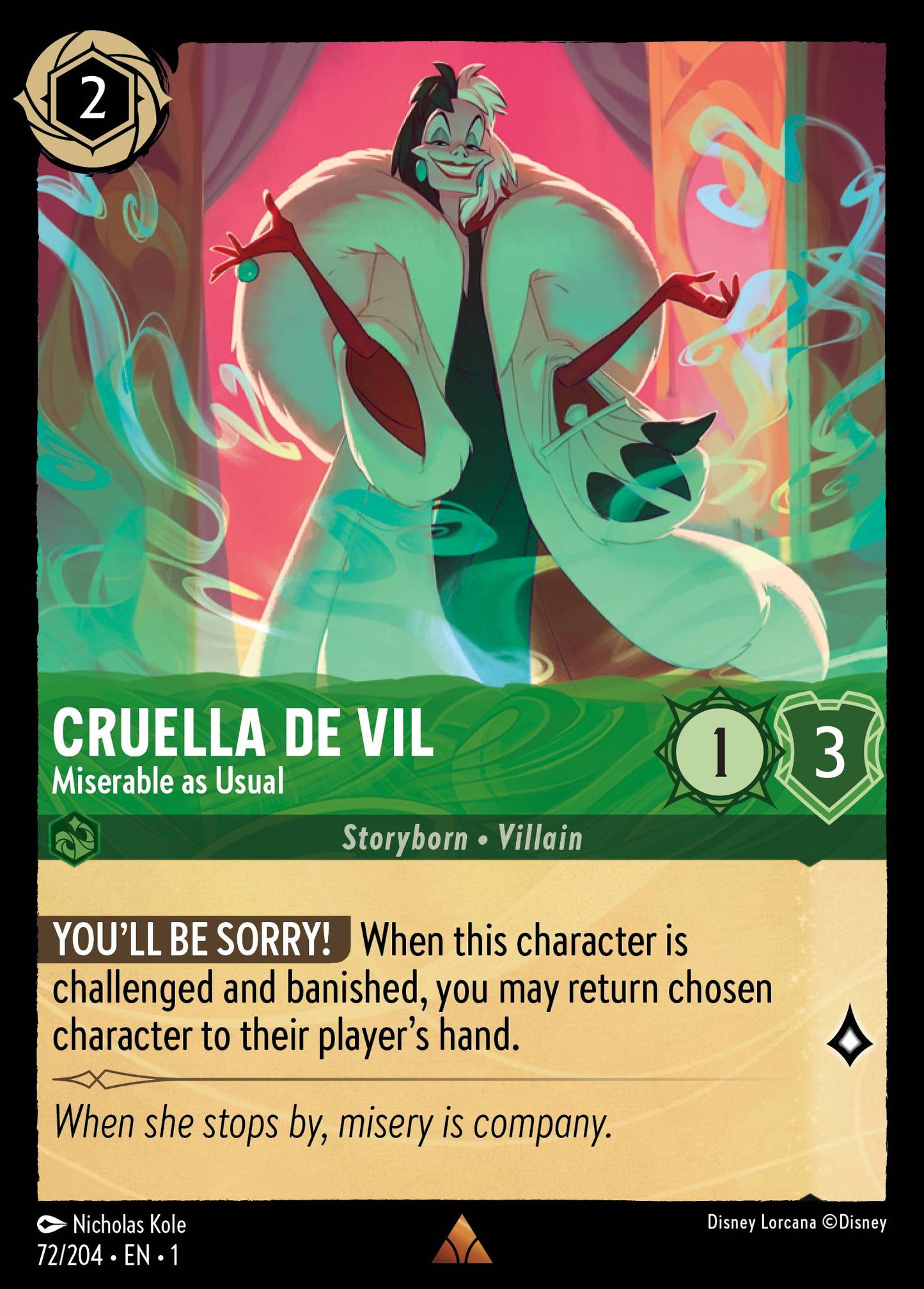 Cruella De Vil, Miserable as Usual (1) #72 [EN/N] s/o