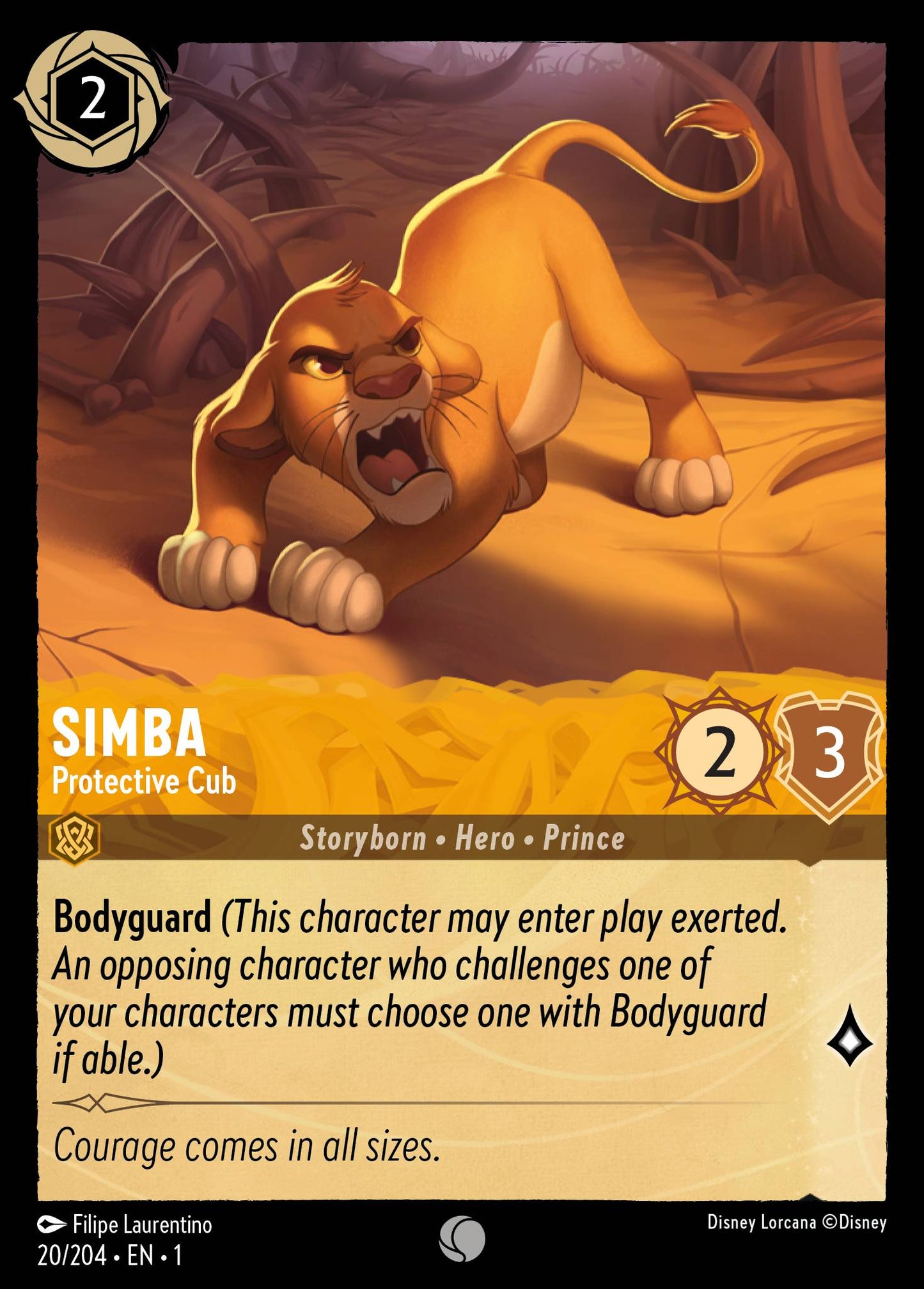 Simba, Protective Cub (1) #20 [EN/N] s/o