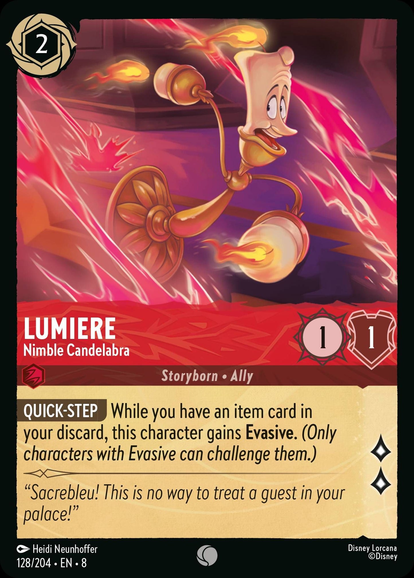 Lumiere, Nimble Candelabra (8) #128 [EN/N] s/o