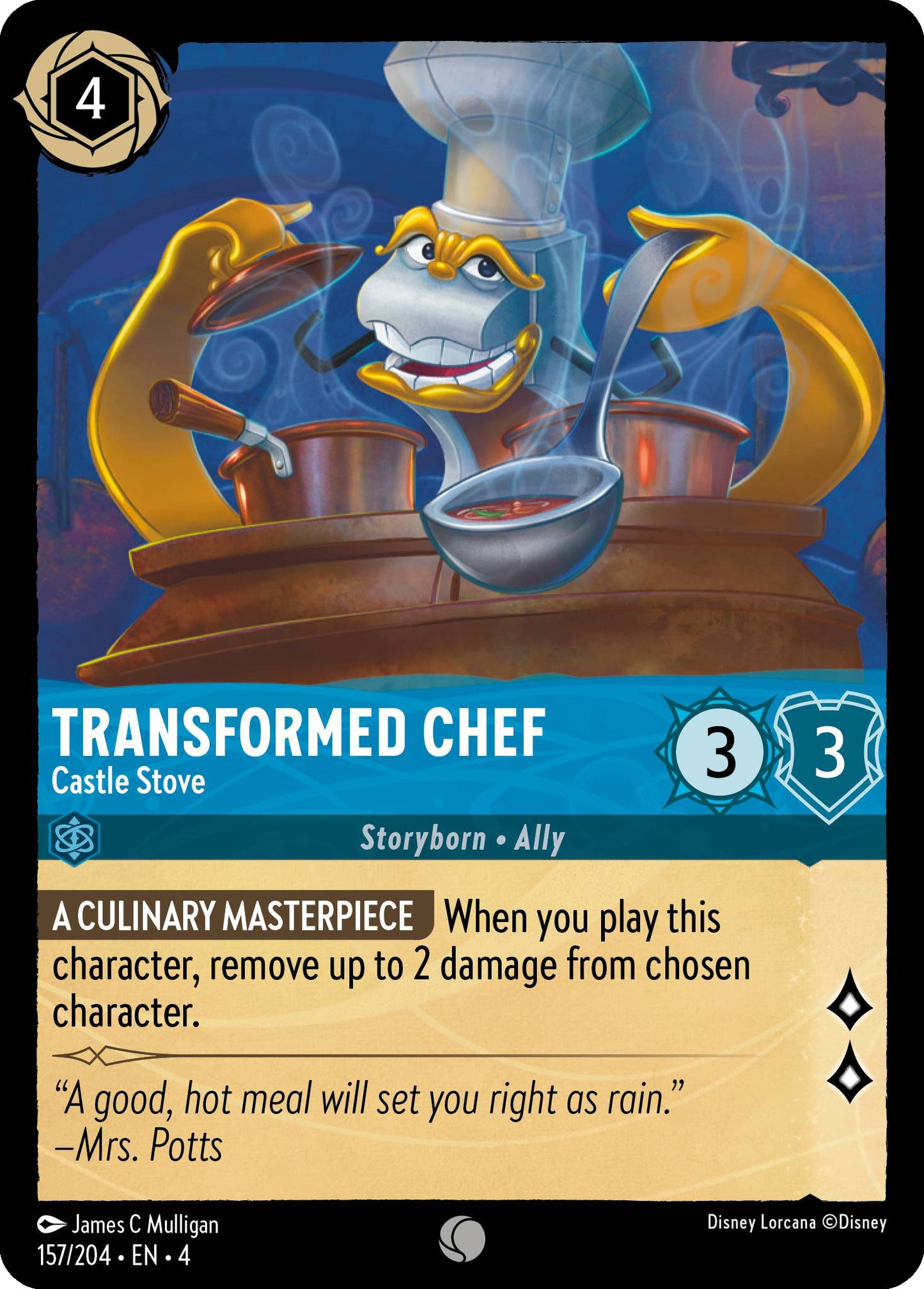 Transformed Chef, Castle Stove (4) #157 [EN/N] s/o