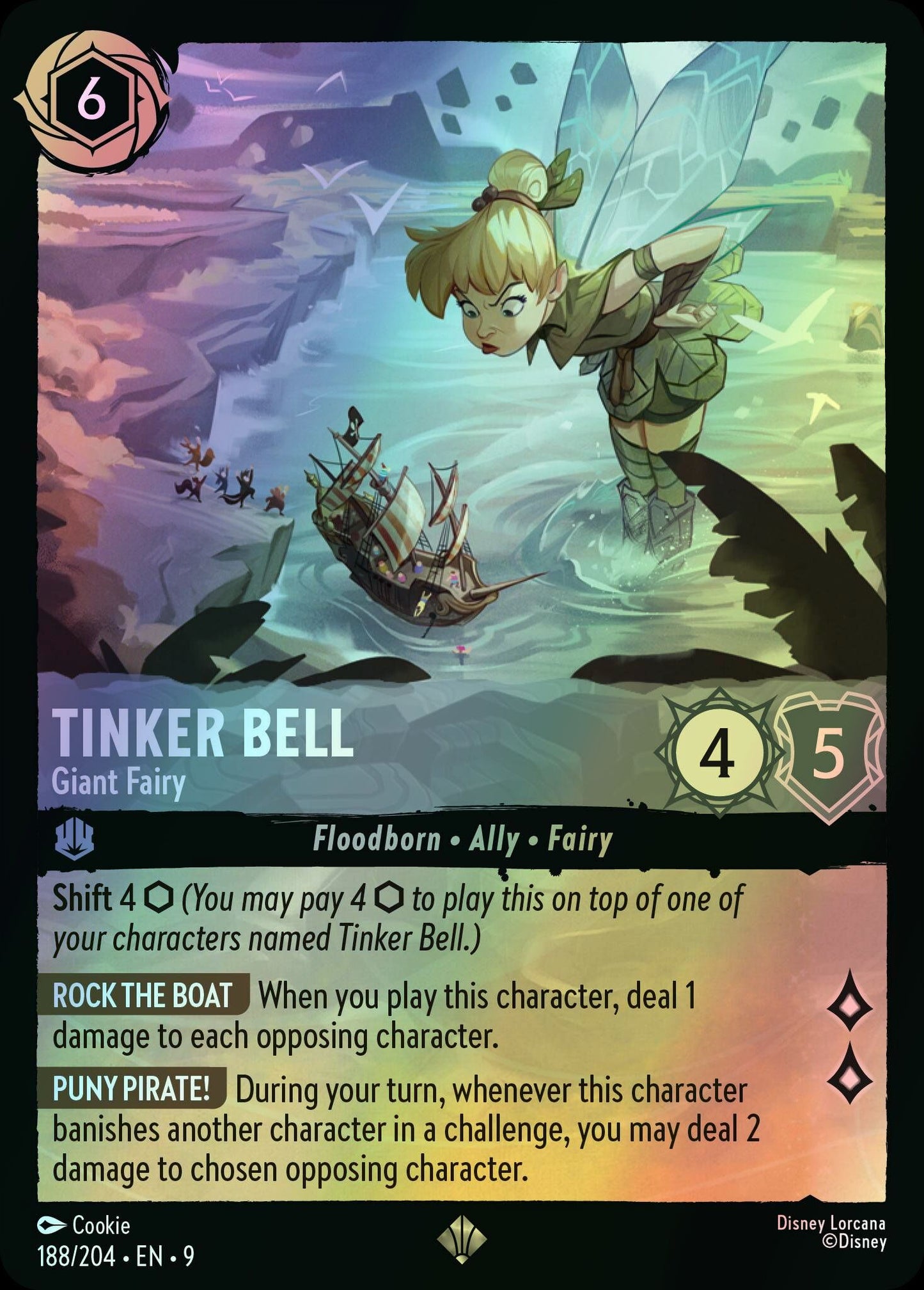 Tinker Bell, Giant Fairy (9) #188 [EN/F] s/o