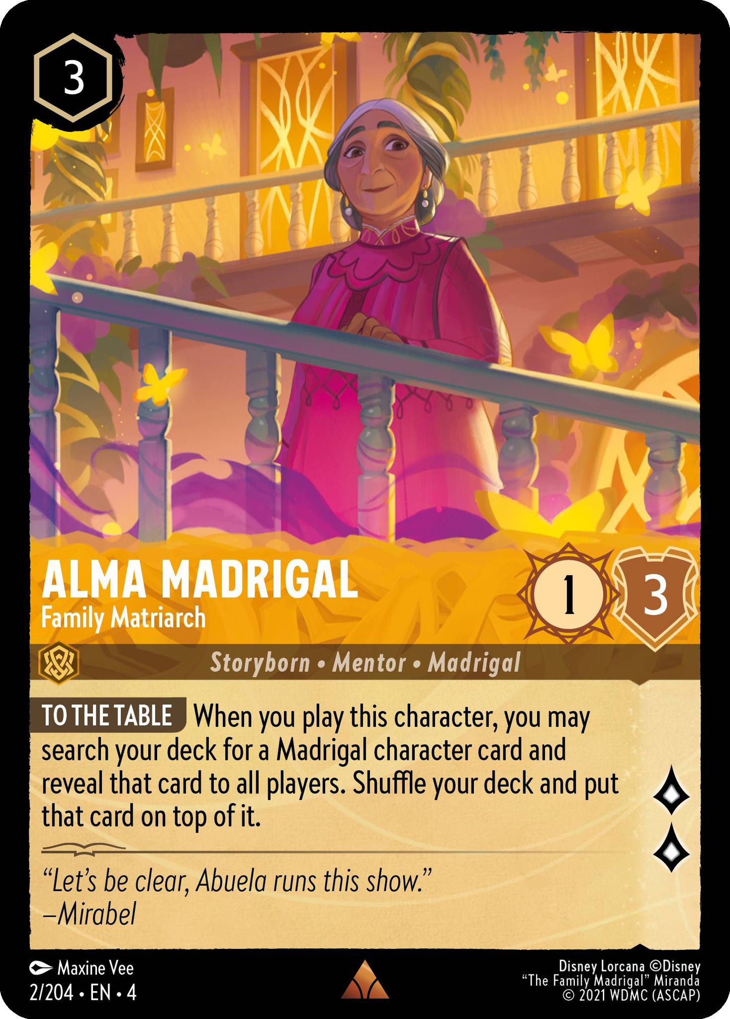 Alma Madrigal, Family Matriarch (4) #2 [EN/N] s/o