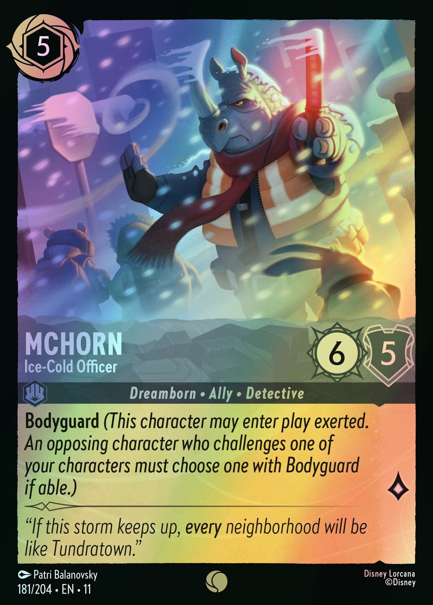 McHorn, Ice-Cold Officer (11) #181 [EN/F]