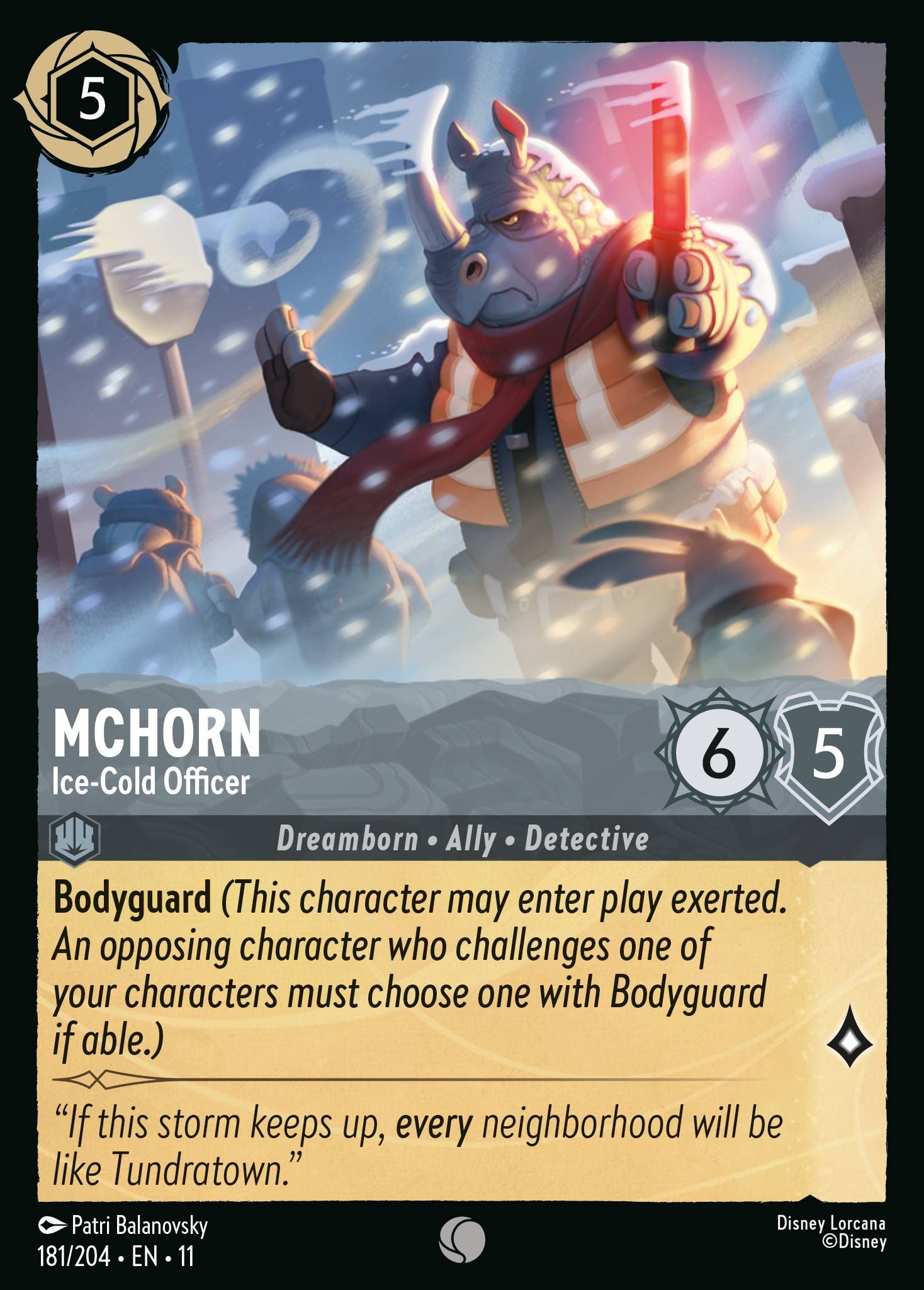 McHorn, Ice-Cold Officer (11) #181 [EN/N]