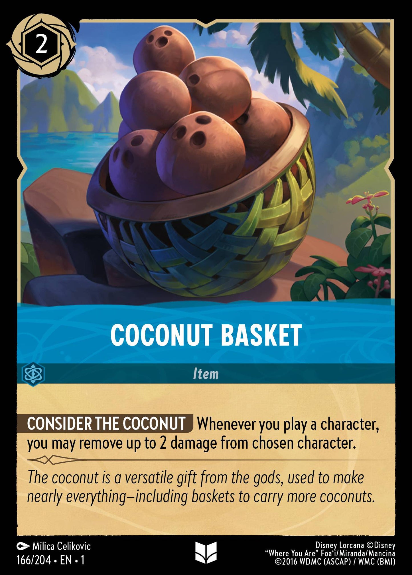 Coconut Basket (1) #166 [EN/N] s/o