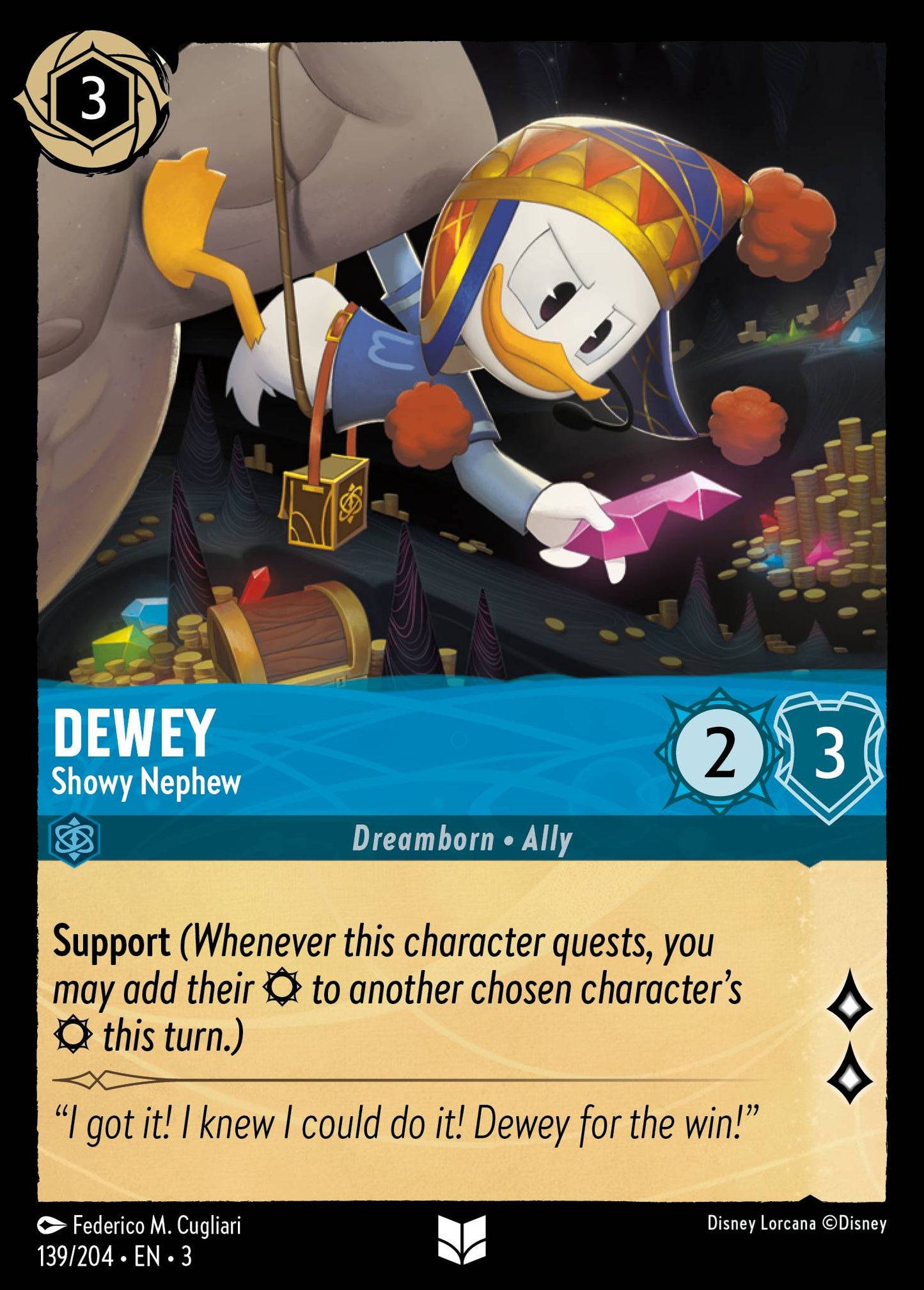 Dewey, Showy Nephew (3) #139 [EN/N]