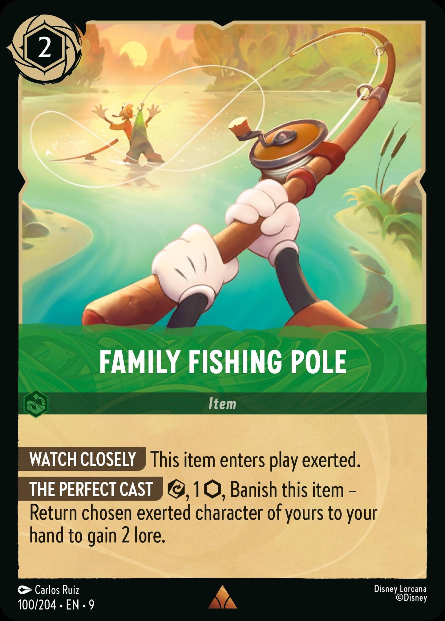 Family Fishing Pole (9) #100 [EN/N] s/o