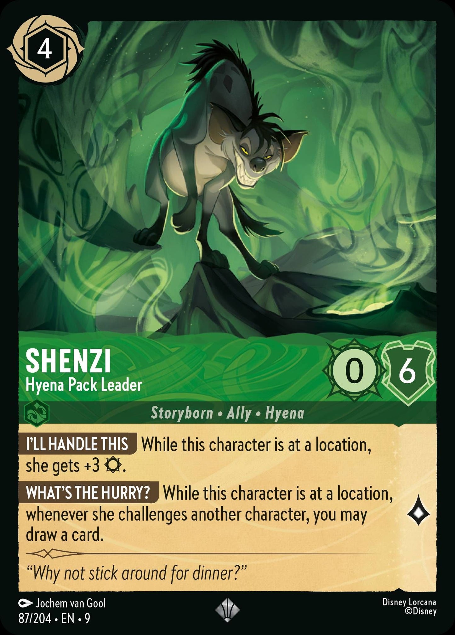 Shenzi, Hyena Pack Leader (9) #87 [EN/N] s/o