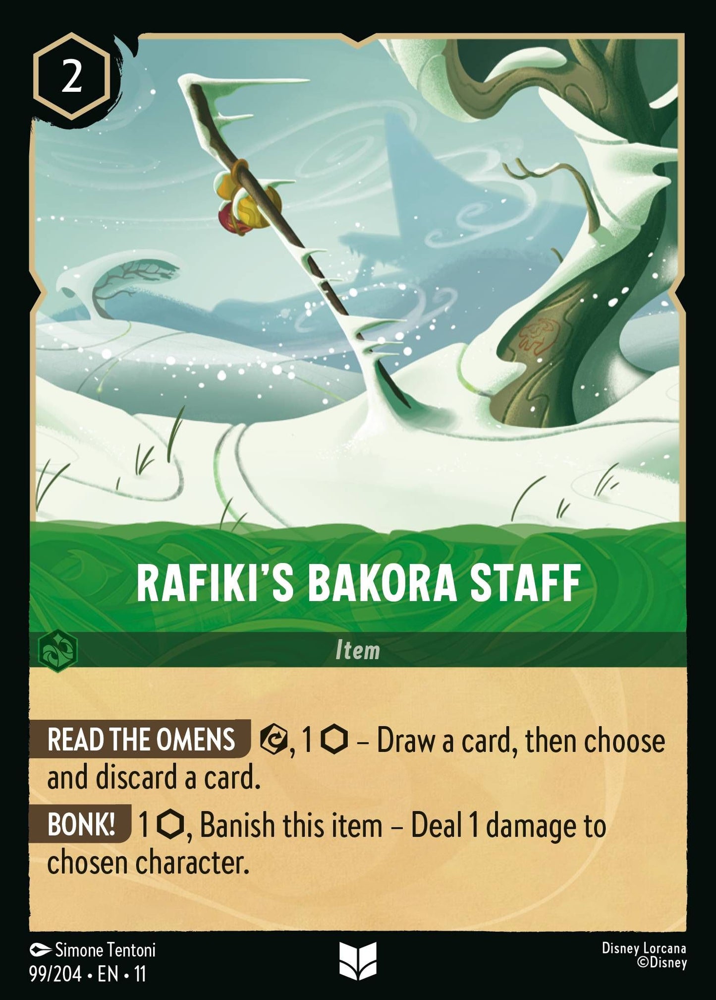 Rafiki's Bakora Staff (11) #99 [EN/N]