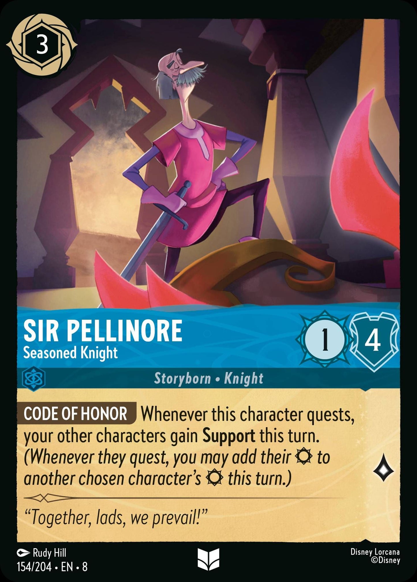 Sir Pellinore, Seasoned Knight (8) #154 [EN/N]