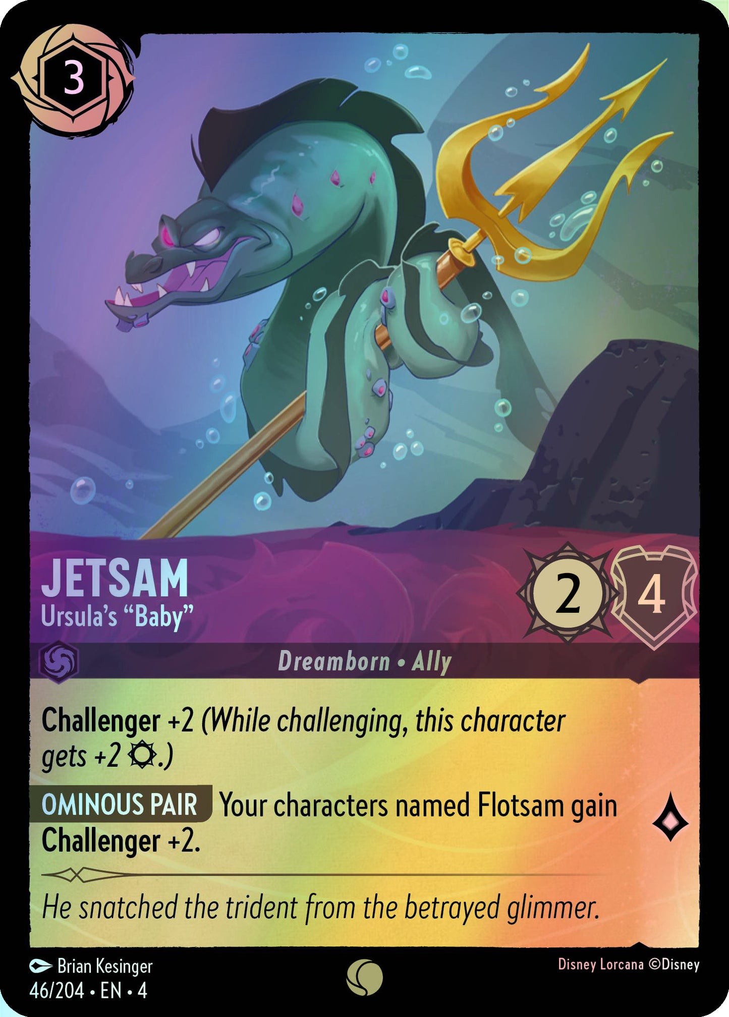 Jetsam, Ursula's "Baby" (4) #46 [EN/F] s/o