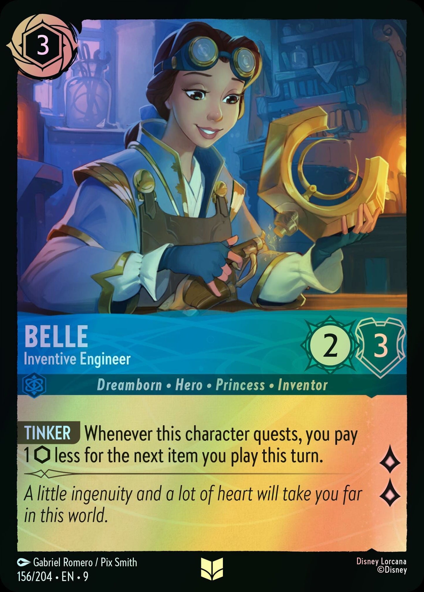 Belle, Inventive Engineer (9) #156 [EN/F] s/o