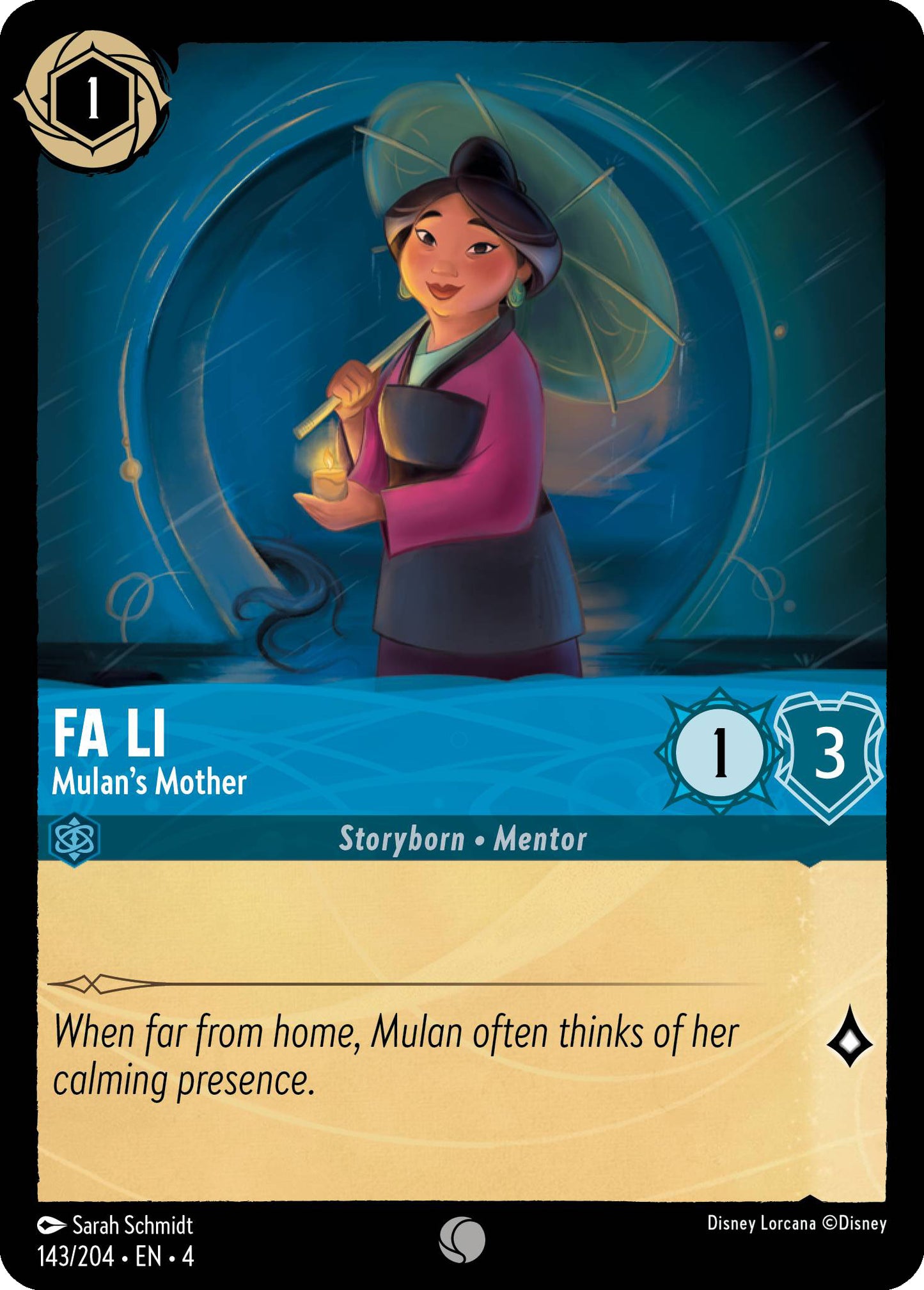 Fa Li, Mulan’s Mother (4) #143 [EN/N] s/o