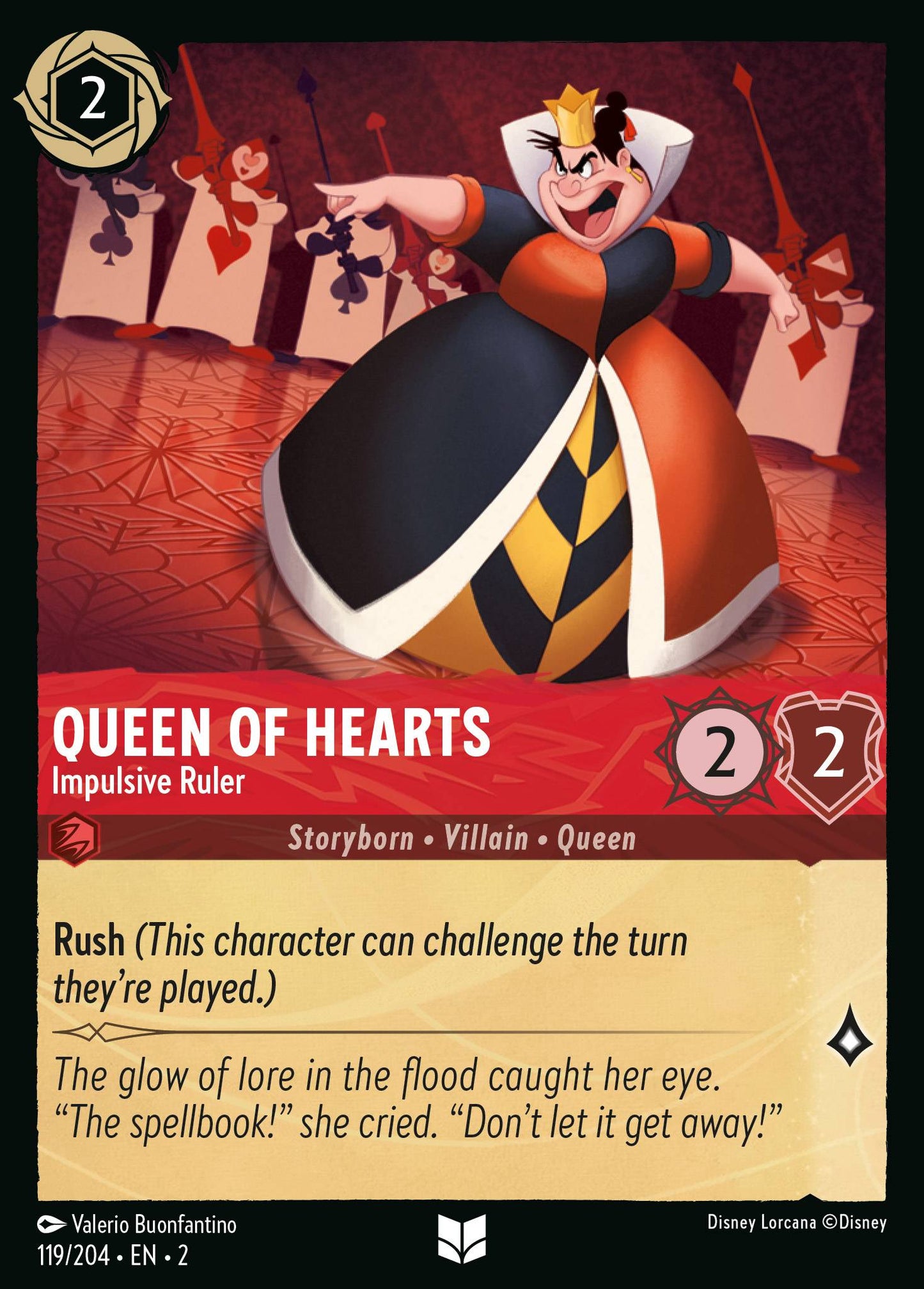 Queen of Hearts, Impulsive Ruler (2) #119 [EN/N] s/o