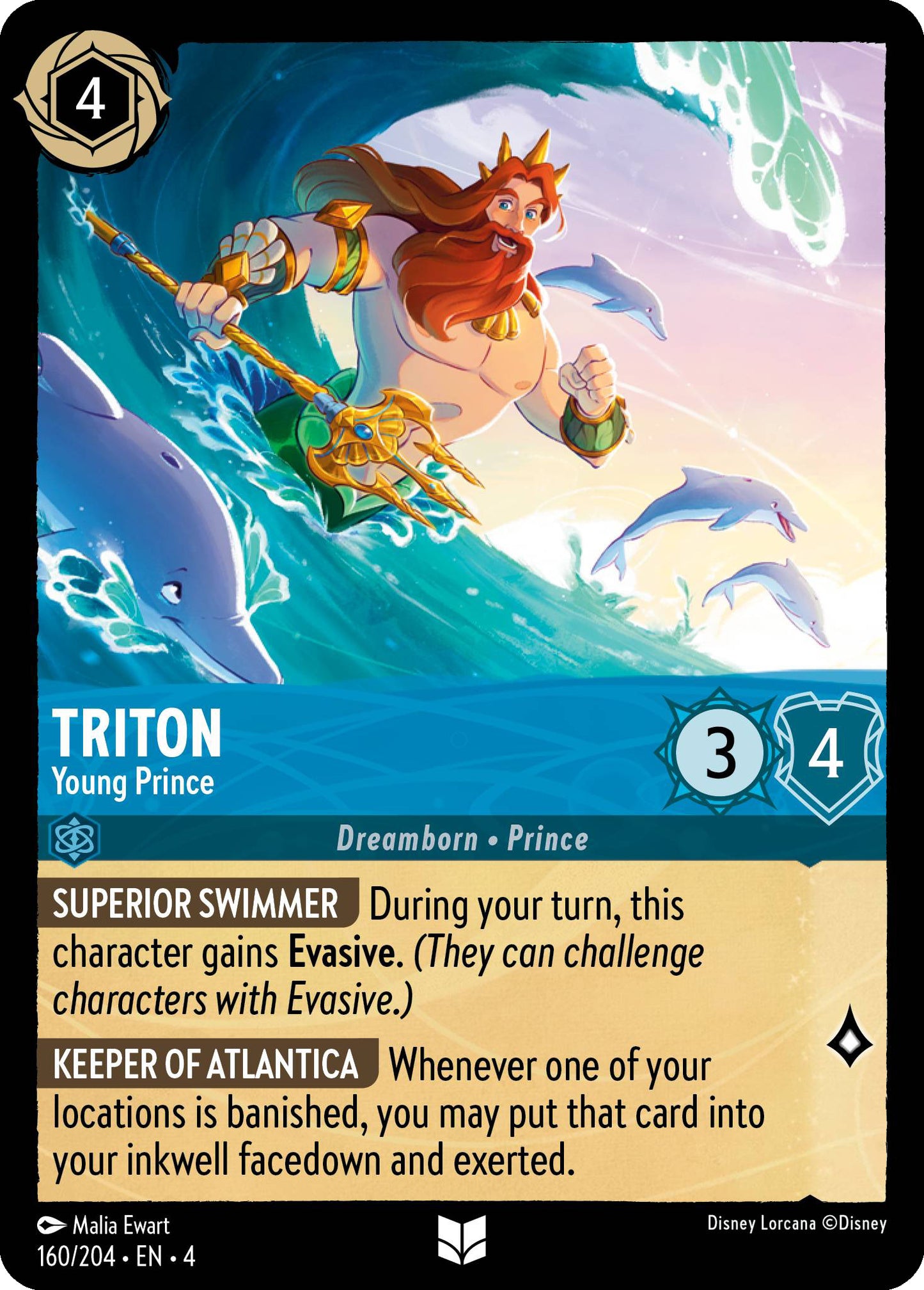 Triton, Young Prince (4) #160 [EN/N] s/o