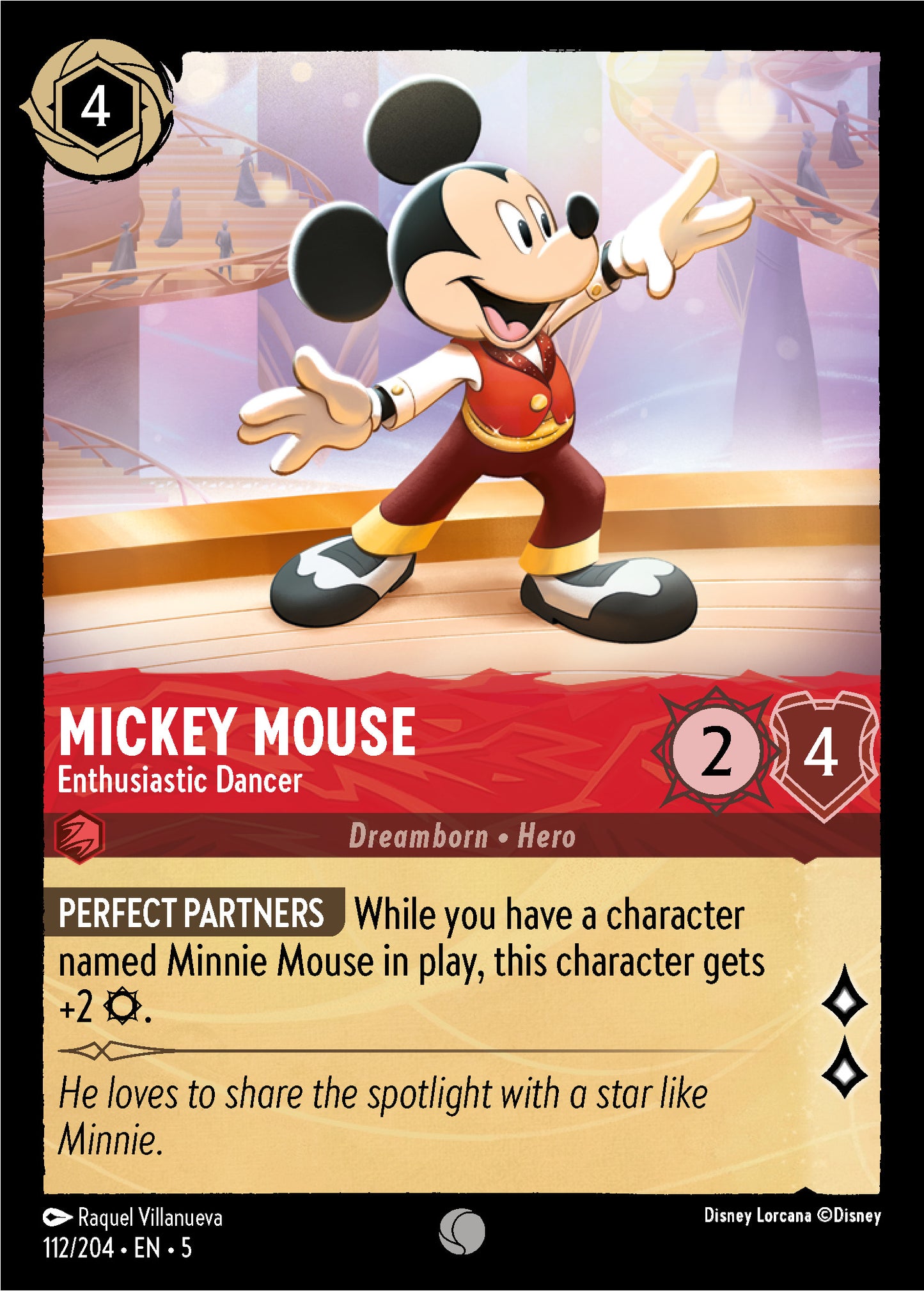Mickey Mouse, Enthusiastic Dancer (5) #112 [EN/N] s/o