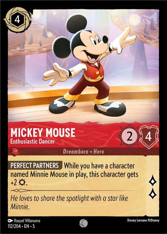 Mickey Mouse, Enthusiastic Dancer (5) #112 [EN/N] s/o