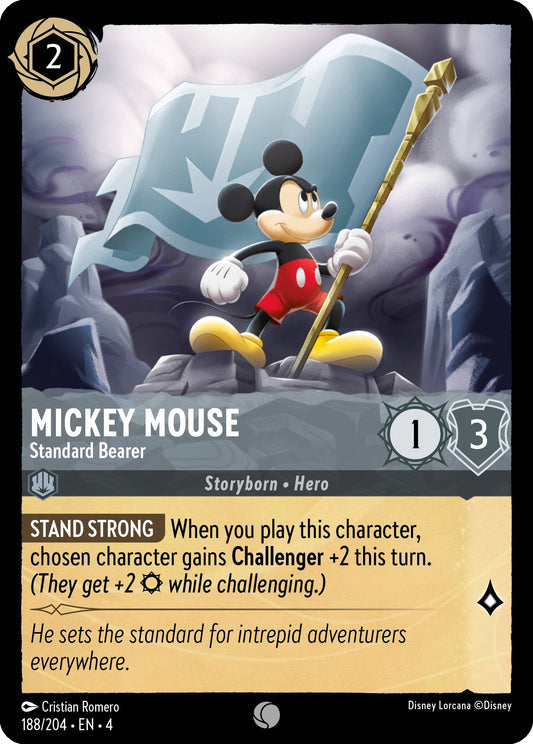 Mickey Mouse, Standard Bearer (4) #188 [EN/N] s/o
