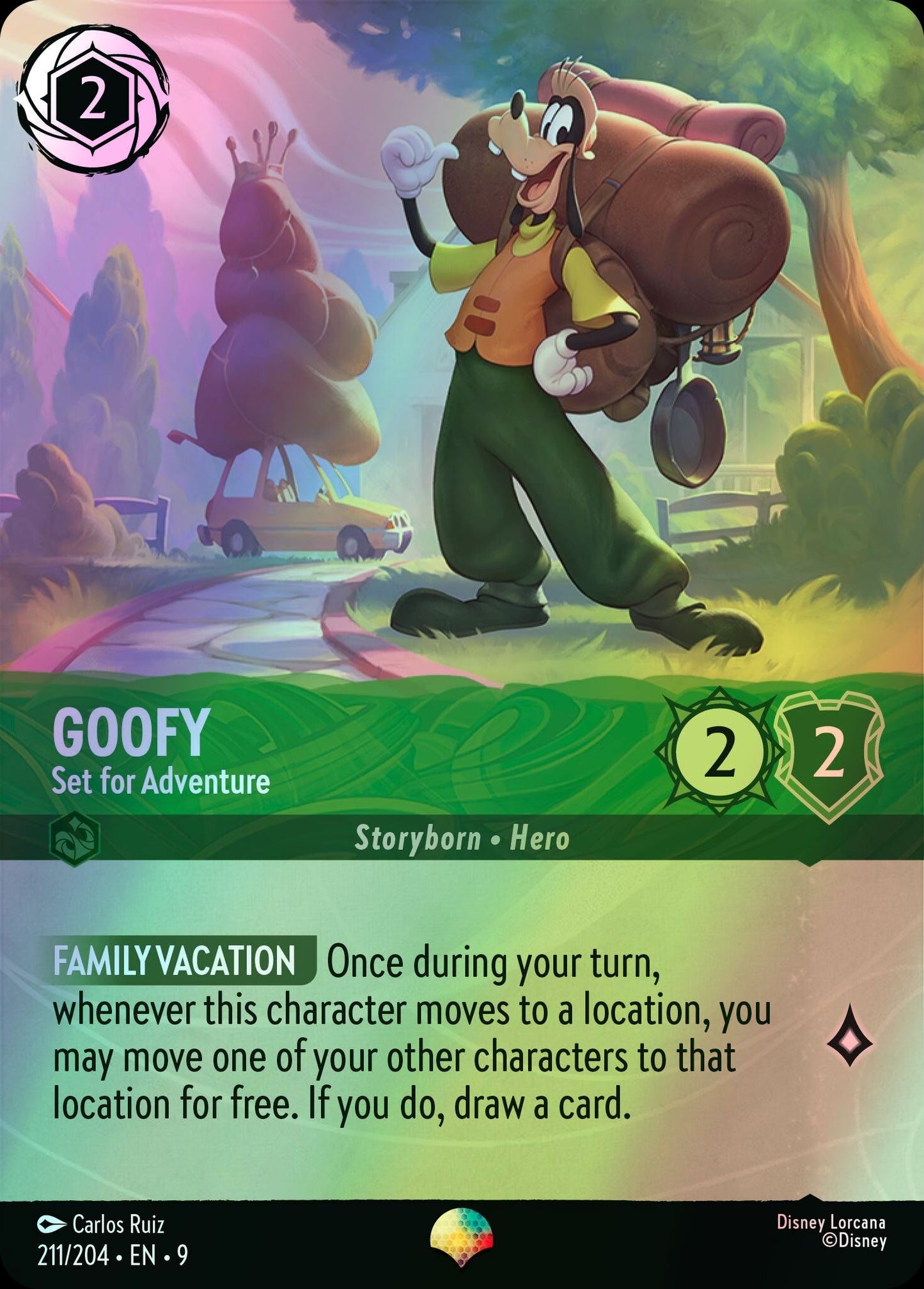 Goofy, Set for Adventure (9) #211 [EN/F] s/o