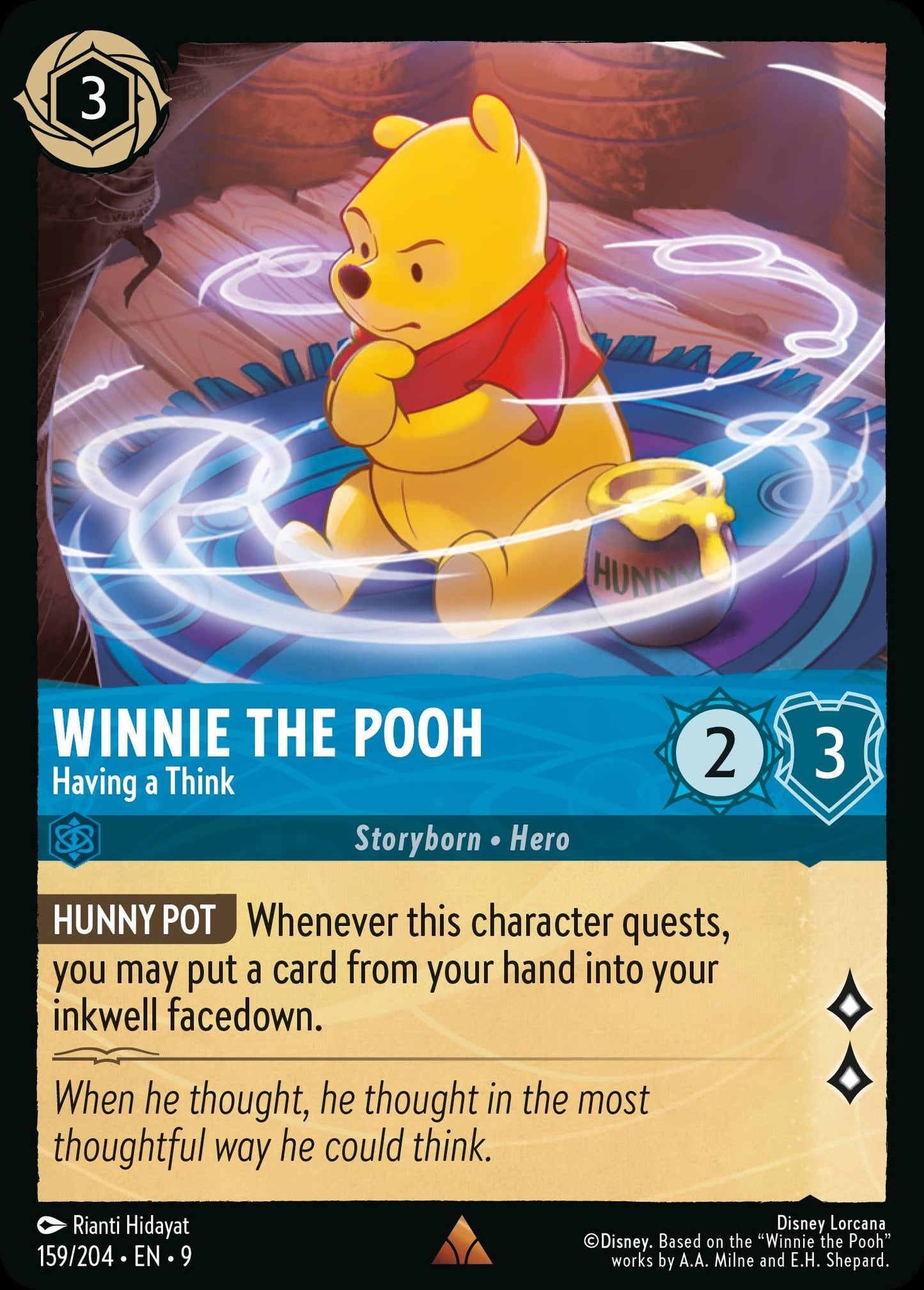 Winnie the Pooh, Having a Think (9) #159 [EN/N] s/o