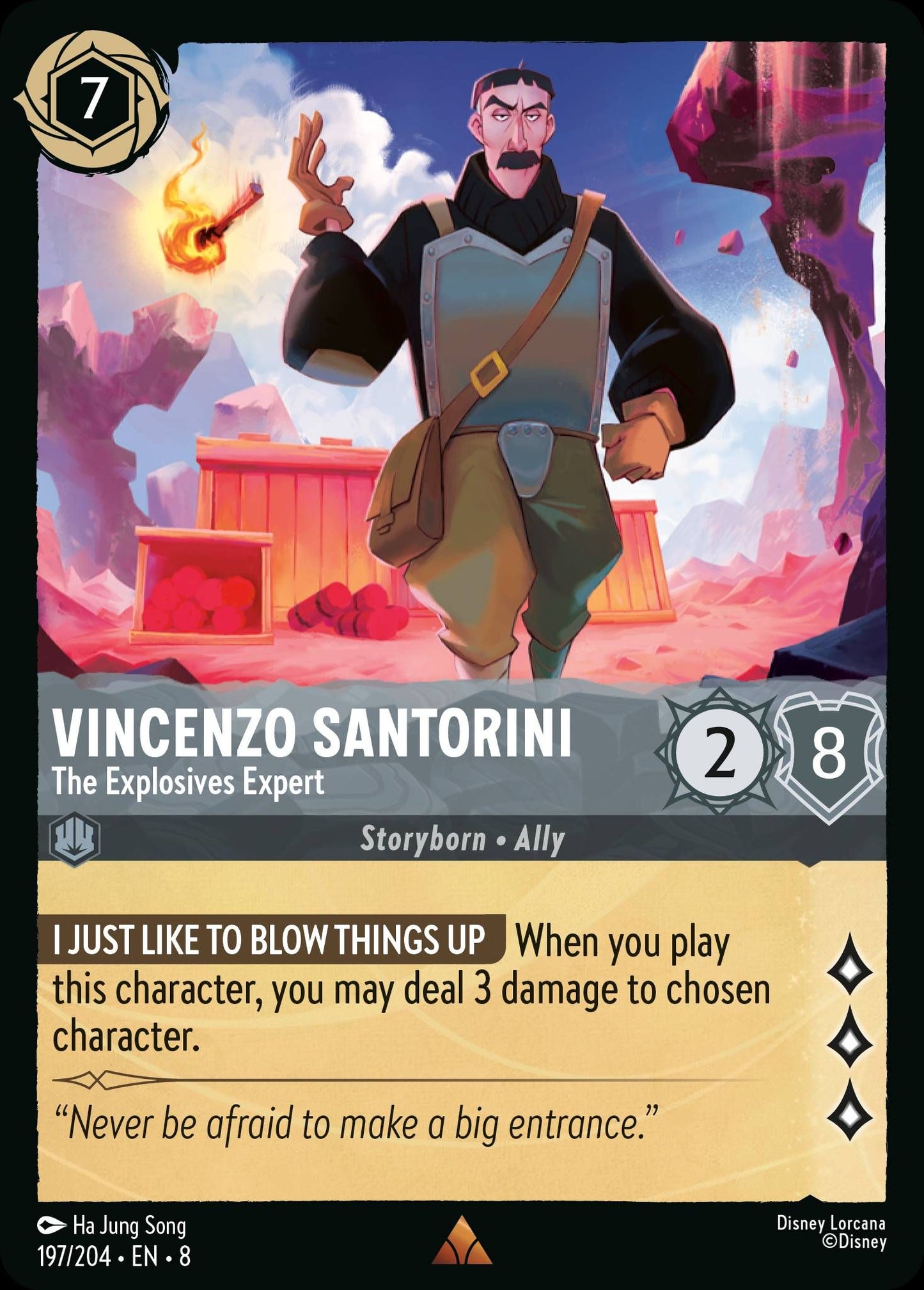 Vincenzo Santorini, The Explosives Expert (8) #197 [EN/N] s/o