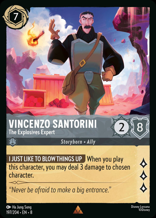 Vincenzo Santorini, The Explosives Expert (8) #197 [EN/N] s/o