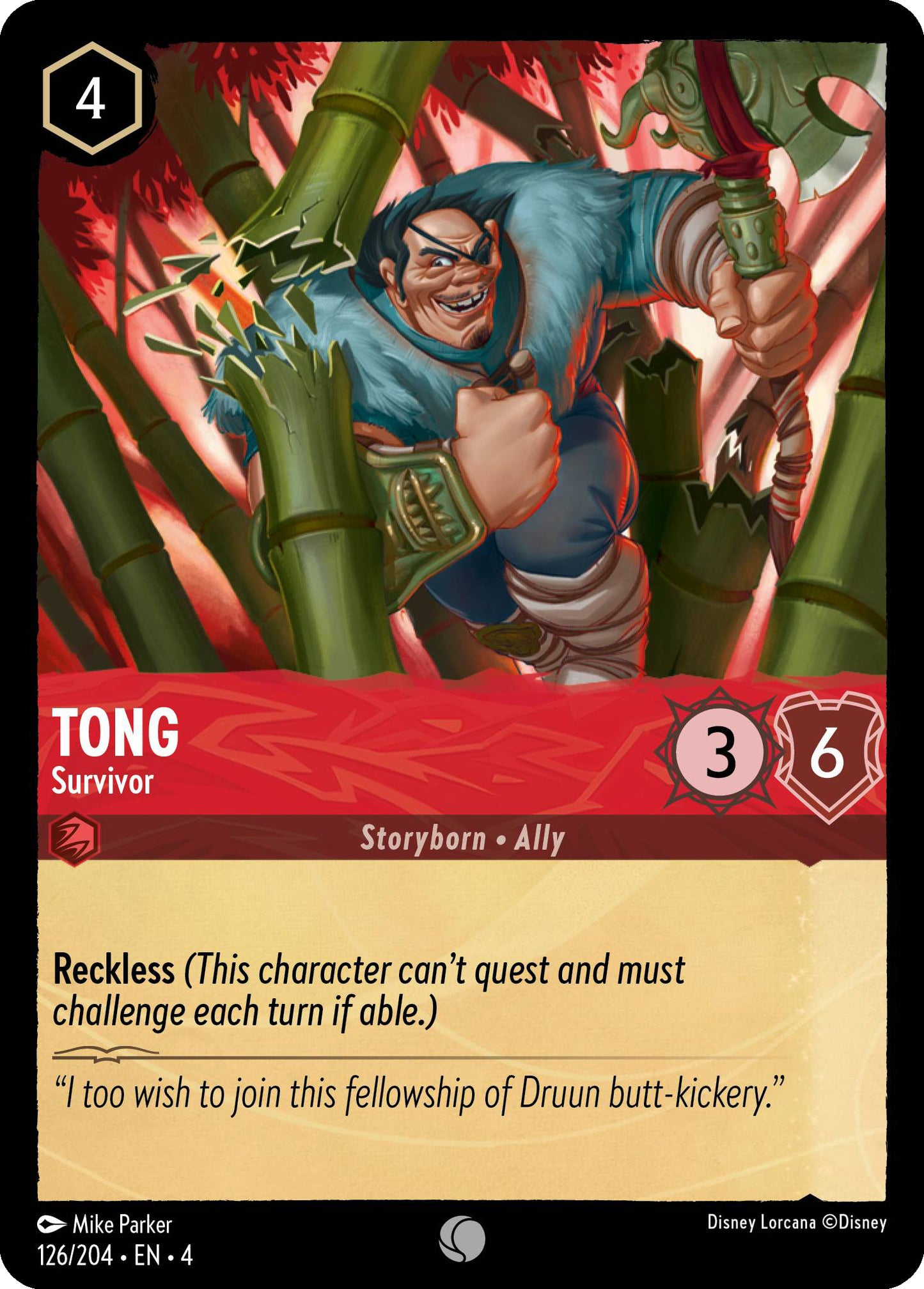Tong, Survivor (4) #126 [EN/N]