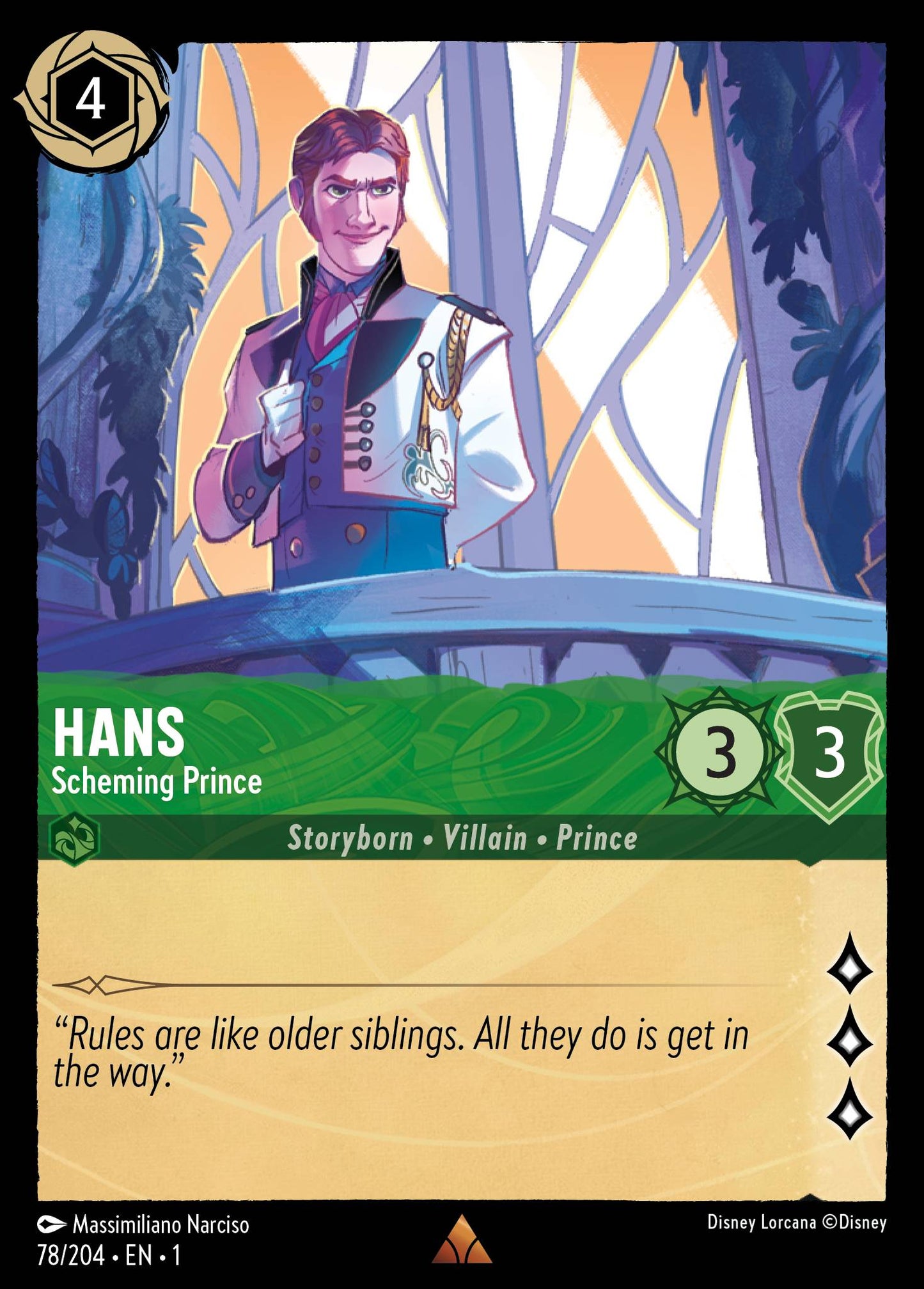 Hans, Scheming Prince (1) #78 [EN/N] s/o