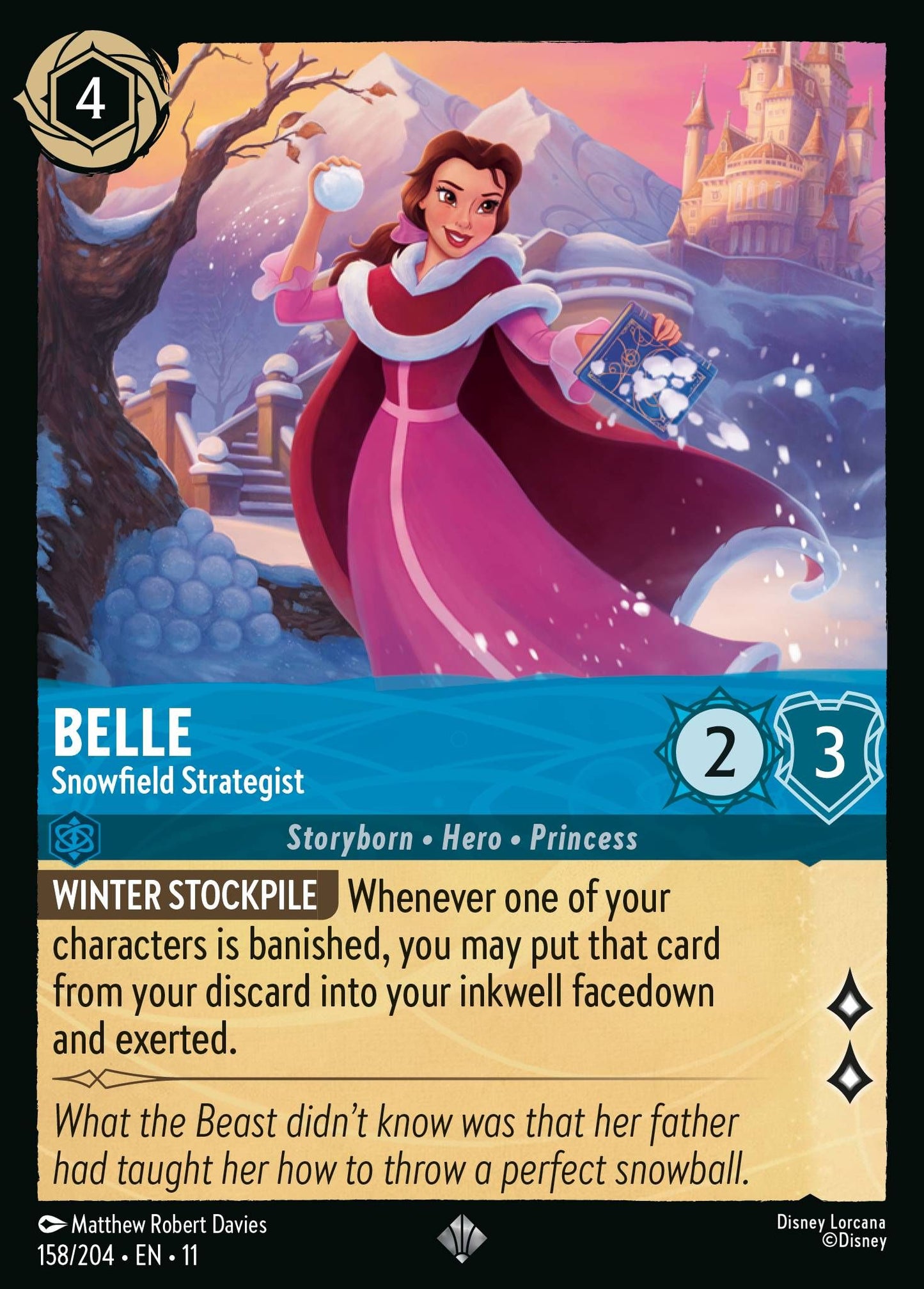 Belle, Snowfield Strategist (11) #158 [EN/N]